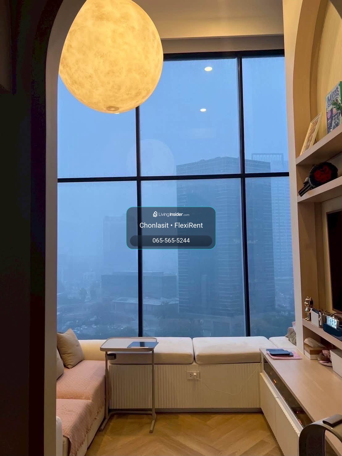 ✨ ให้เช่า Knightsbridge Space รัชโยธิน 🏙️ Duplex 2 ชั้น + ชั้นลอย | ห้องมุม | Built-in ทั้งห้อง ขนาด 50 ตร.ม. (รวมพื้นที่ชั้นลอย) 🛏️ 1 ห้องนอน | 1 ห้องน้ำ 🚆 ติด BTS พหลโยธิน 24 — อยู่หน้าคอนโดเลย – รูปที่ 3
