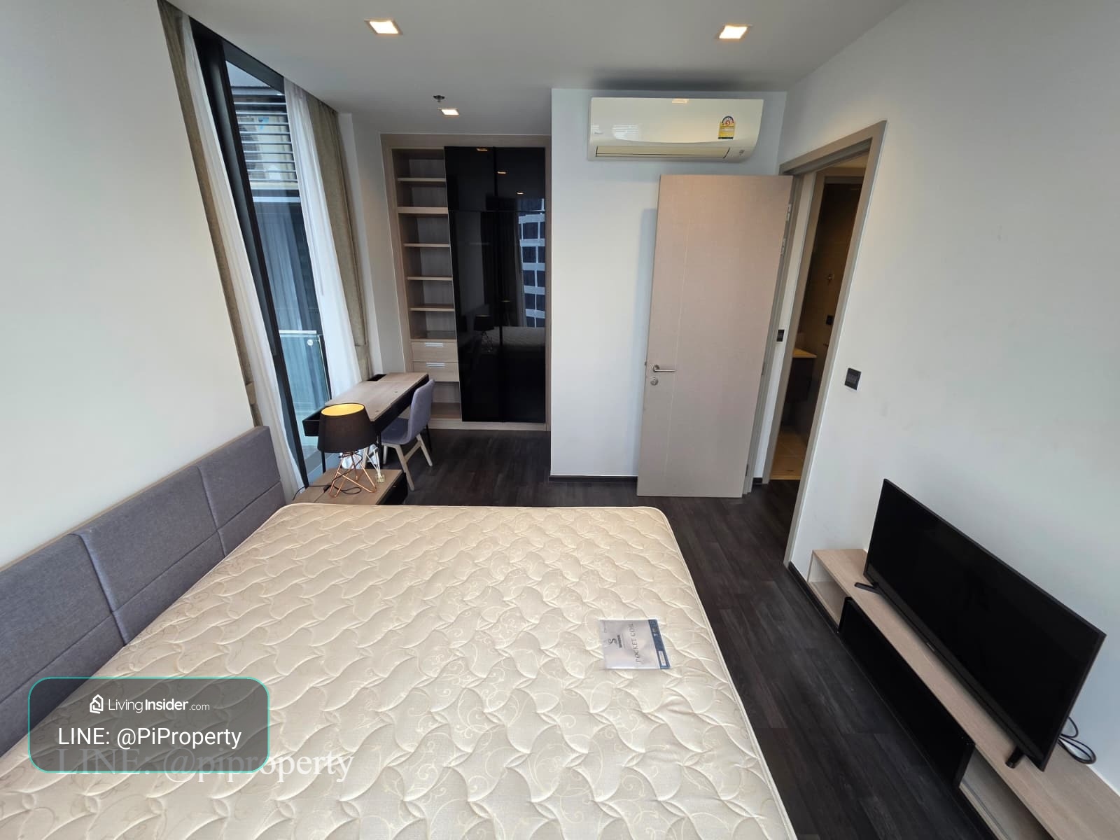 ให้เช่าห้องพัก 2 ห้องนอน ตกแต่งครบครัน ที่โครงการ THE LINE Asoke-Ratchada  – รูปที่ 3