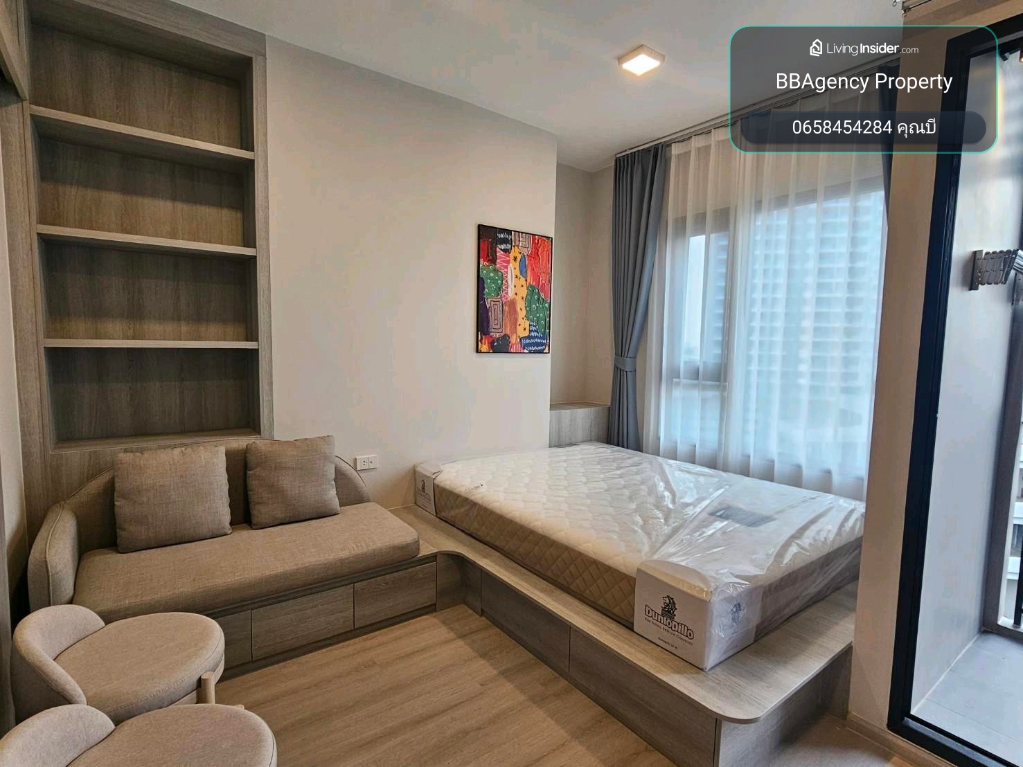 🟢14000฿🟢𝗖𝗢𝗕𝗘 𝗥𝗮𝘁𝗰𝗵𝗮𝗱𝗮 - 𝗥𝗮𝗺𝗮 𝟵 ) 25 sq m, 8th floor, Building E, appointment to view every day. 𝗜𝗗 𝗟𝗜𝗡𝗘 : @bbcondo88 – รูปที่ 4
