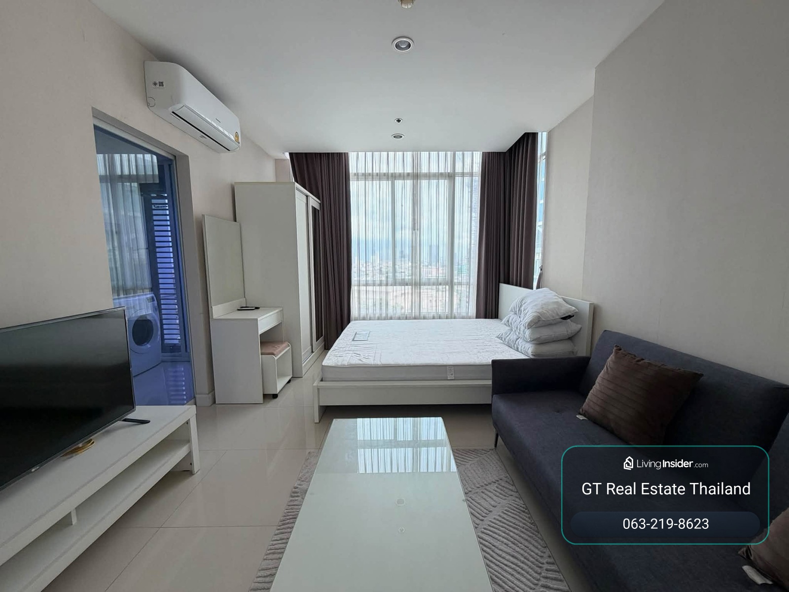 For Rent  The Sky Sukhumvit — Studio | BTS Udom Suk | Fully Furnished GTN-0879 – รูปที่ 2