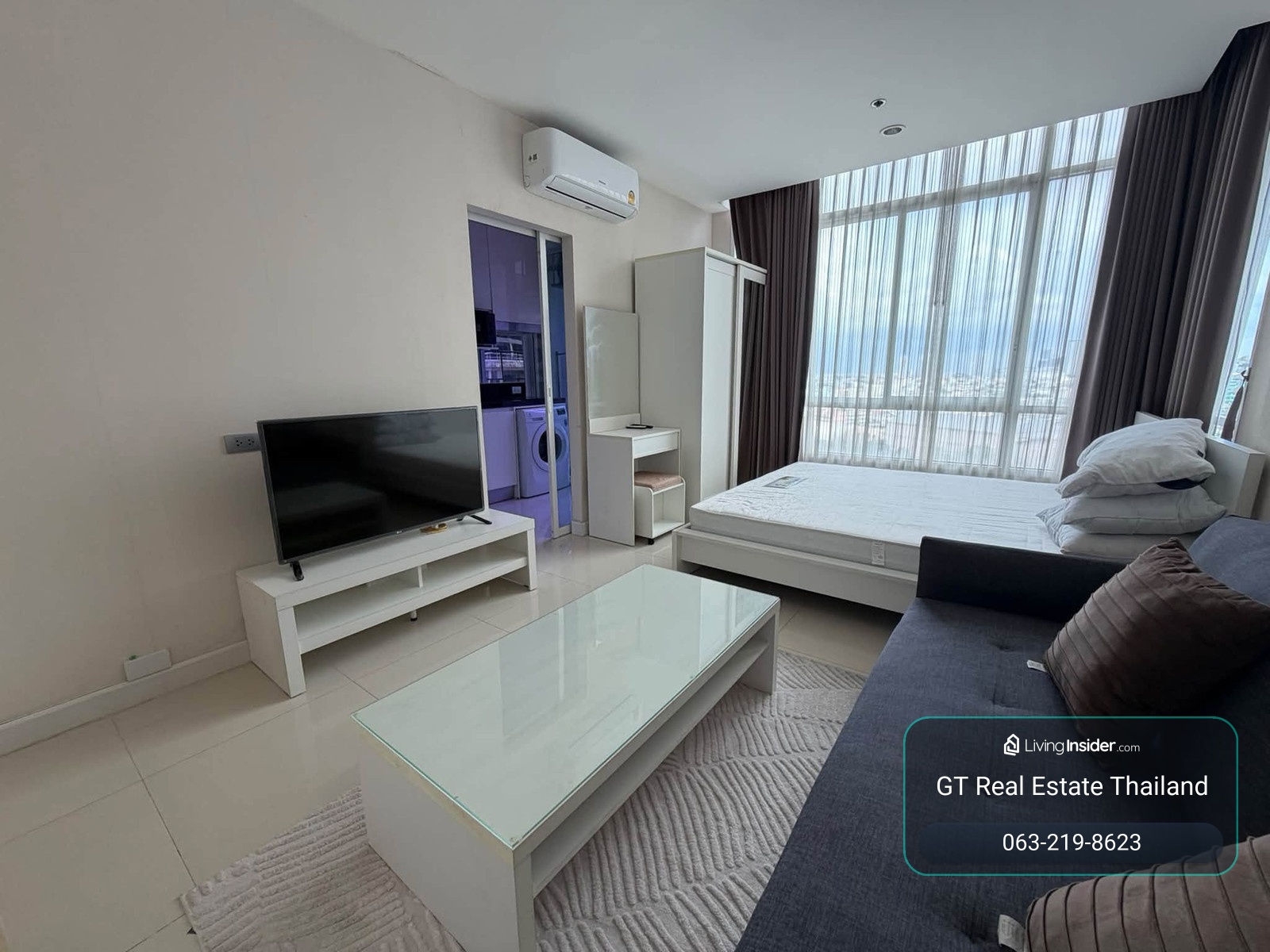 For Rent  The Sky Sukhumvit — Studio | BTS Udom Suk | Fully Furnished GTN-0879 – รูปที่ 3