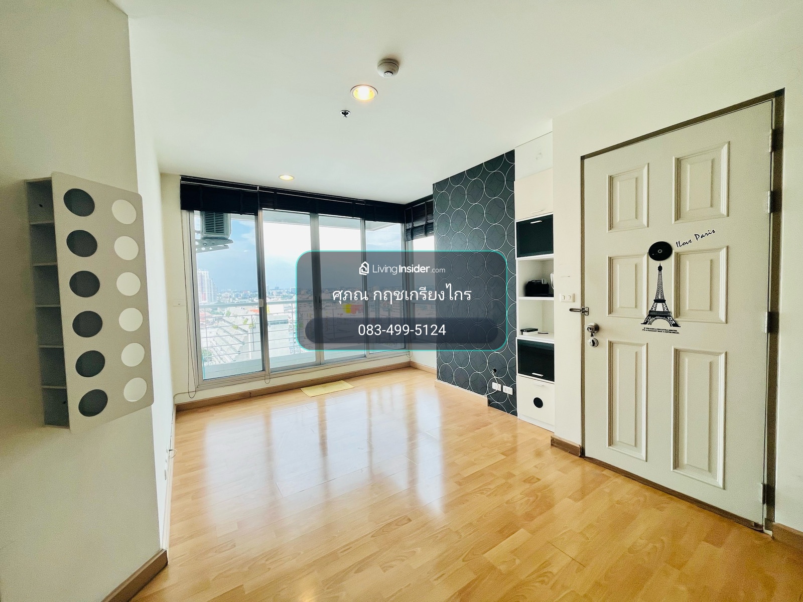 Life@Ratchada, corner room, 2 bedrooms, 2 bathrooms, 62 sq m, near Ratchada-Lat Phrao intersection. – รูปที่ 4