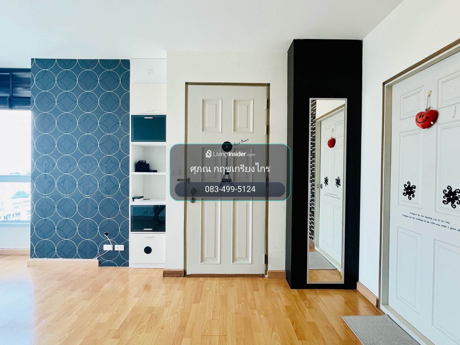Life@Ratchada, corner room, 2 bedrooms, 2 bathrooms, 62 sq m, near Ratchada-Lat Phrao intersection. – รูปที่ 2