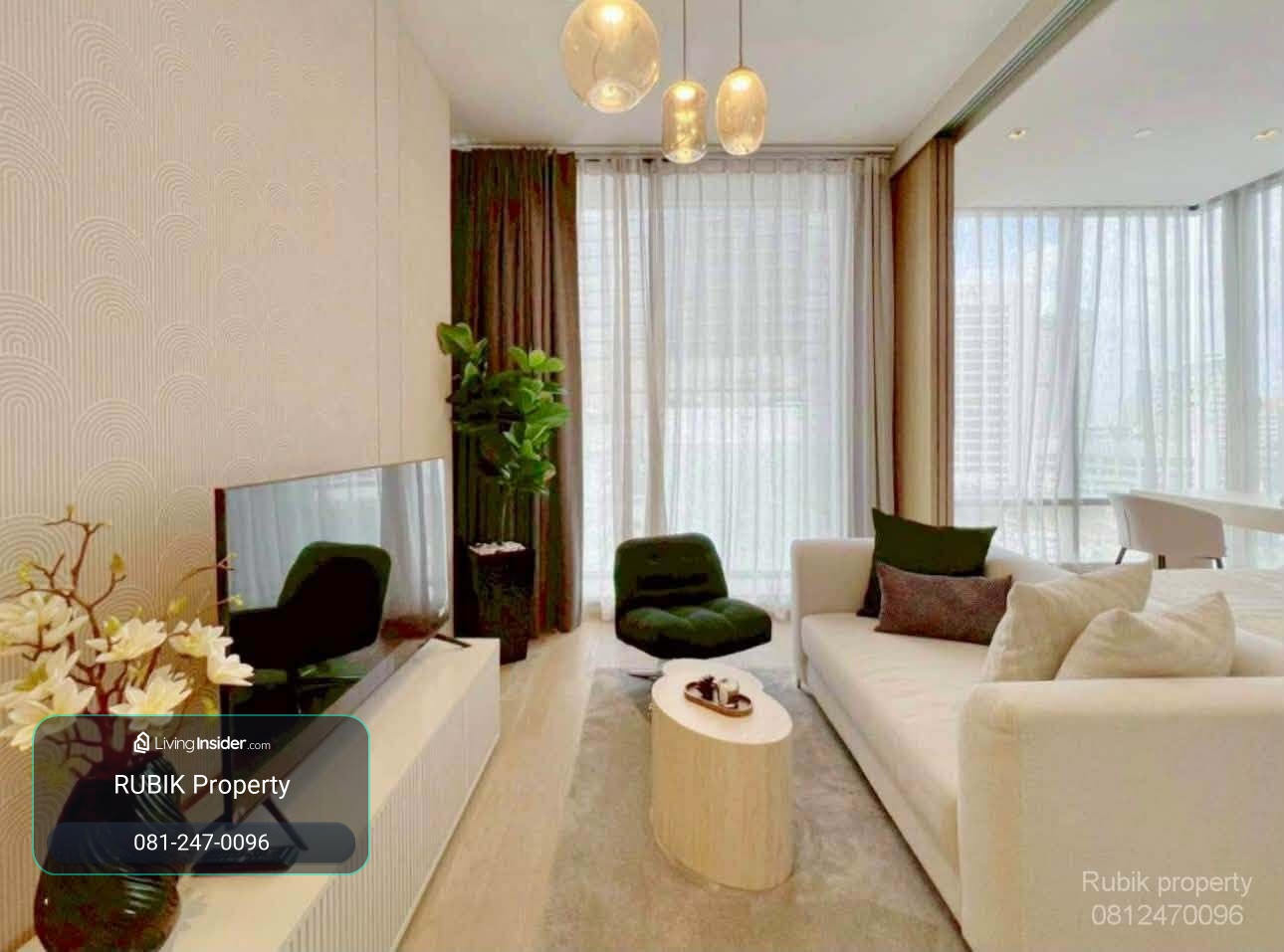 ✨ ROOM FOR RENT — ASHTON SILOM RB2286 BRAND NEW • CORNER UNIT • 50 SQ.M. – รูปที่ 3
