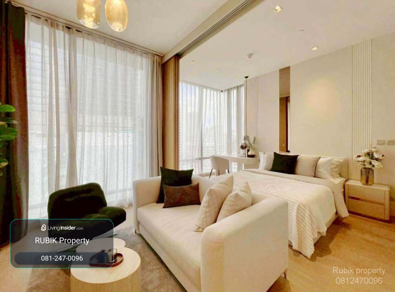 ✨ ROOM FOR RENT — ASHTON SILOM RB2286 BRAND NEW • CORNER UNIT • 50 SQ.M. – รูปที่ 4