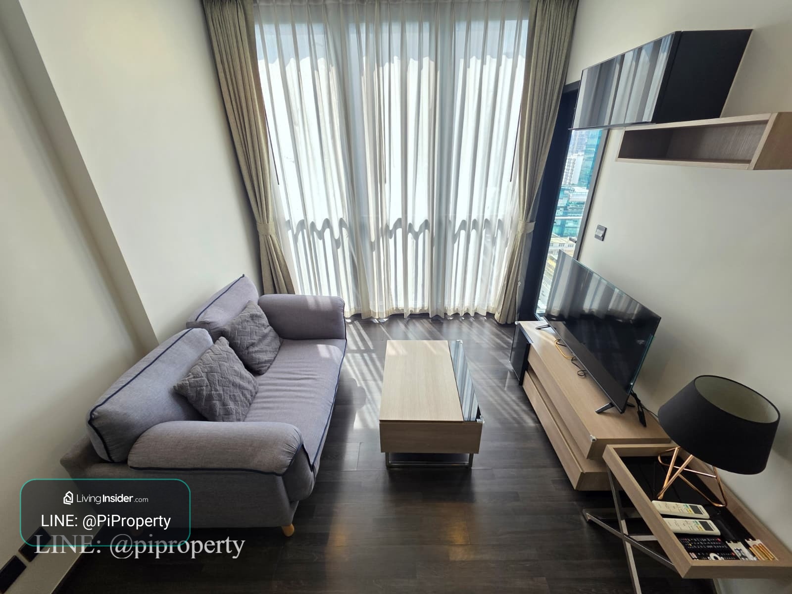 Fully furnished 1Bedroom unit for rent in THE LINE Asoke-Ratchada for rent.  – รูปที่ 3