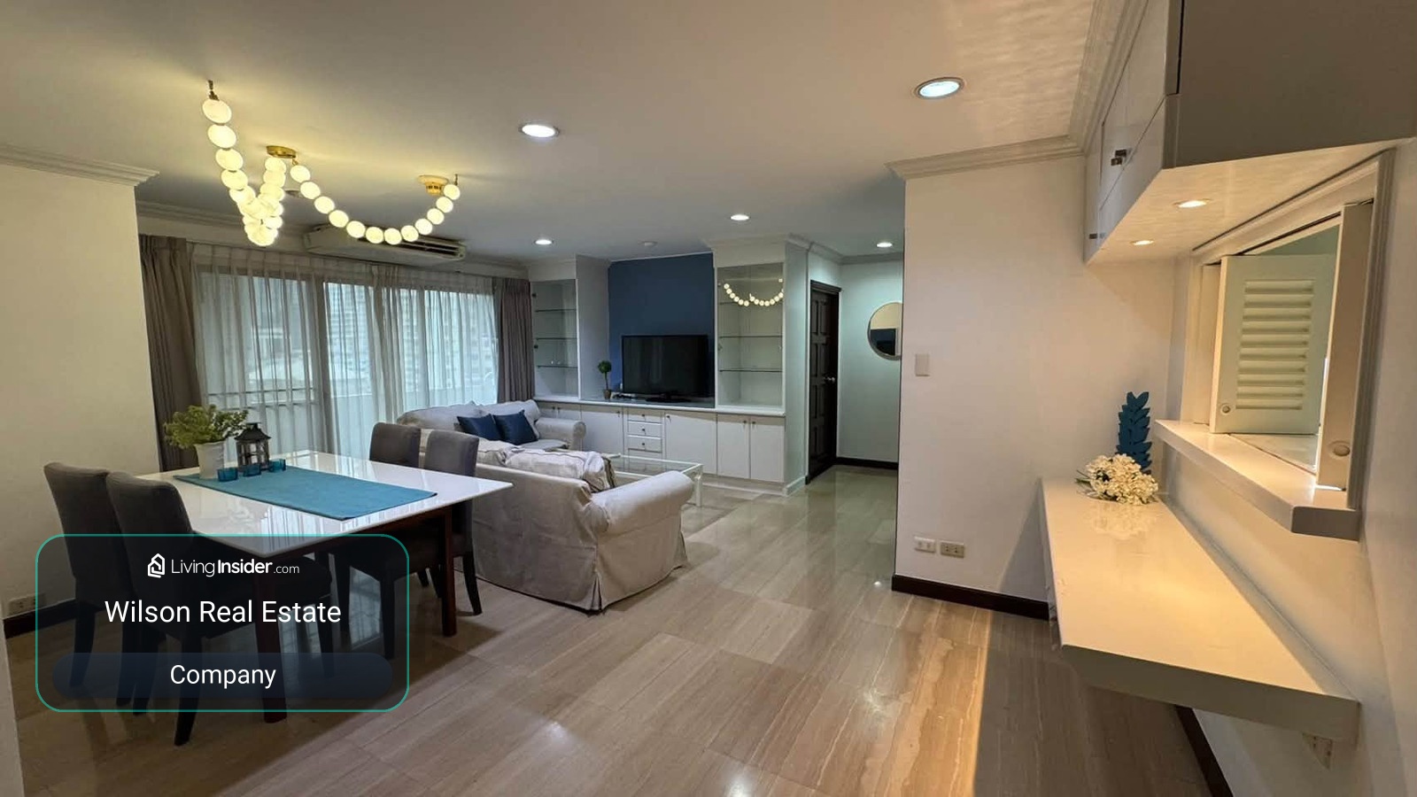 🏙️ ให้เช่า 𝗥𝗜𝗖𝗛𝗠𝗢𝗡𝗗 𝗣𝗔𝗟𝗔𝗖𝗘 | สุขุมวิท 43 | ชั้น 11 | 3 ห้องนอน | 164 ตร.ม. | 3 ระเบียง 🌿 | ใกล้ BTS พร้อมพงษ์ – รูปที่ 4