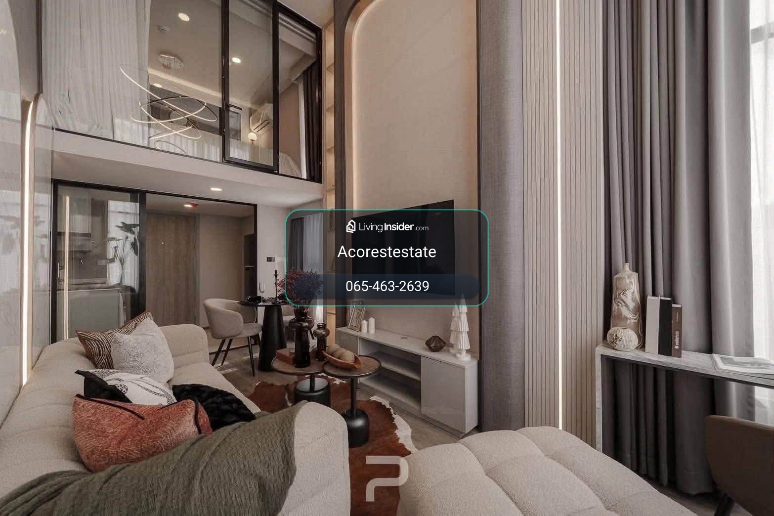 🌷 ให้เช่าคอนโด Soho Bangkok Ratchada ✨🌷Duplex 2 ห้องนอน | 1 ห้องน้ำ | ขนาด 48 ตรม. | ชั้น 15 – รูปที่ 4