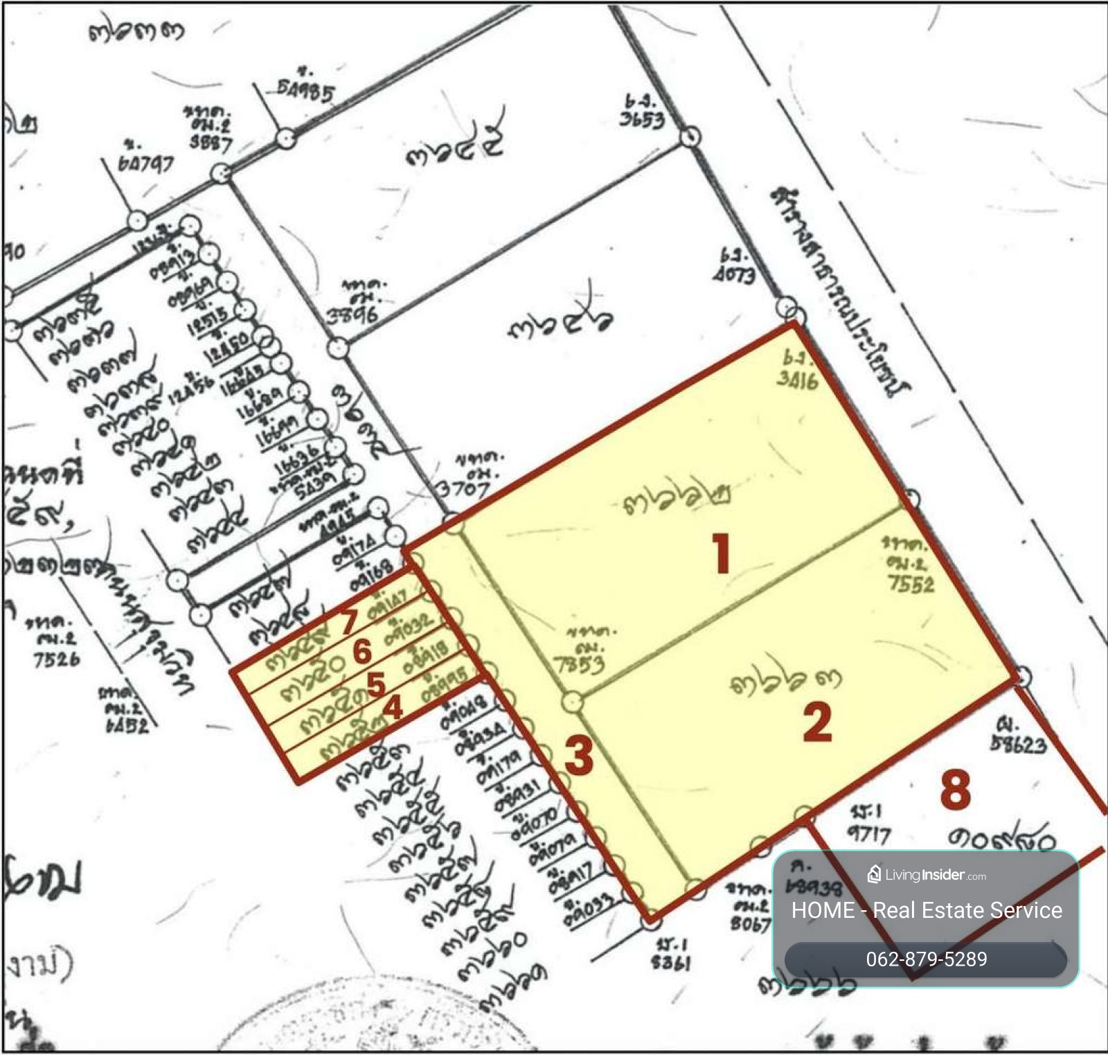 ที่ดินสุขุมวิท 101 ติด รถไฟฟ้าสถานีปุณณวิถี / 2 ไร่ 1 งาน 85 ตร.วา (ขาย), Land in Sukhumvit 101, adjacent to Punnawithi BTS station. / 85 Square Wa (FOR SALE) PALM914 – รูปที่ 3