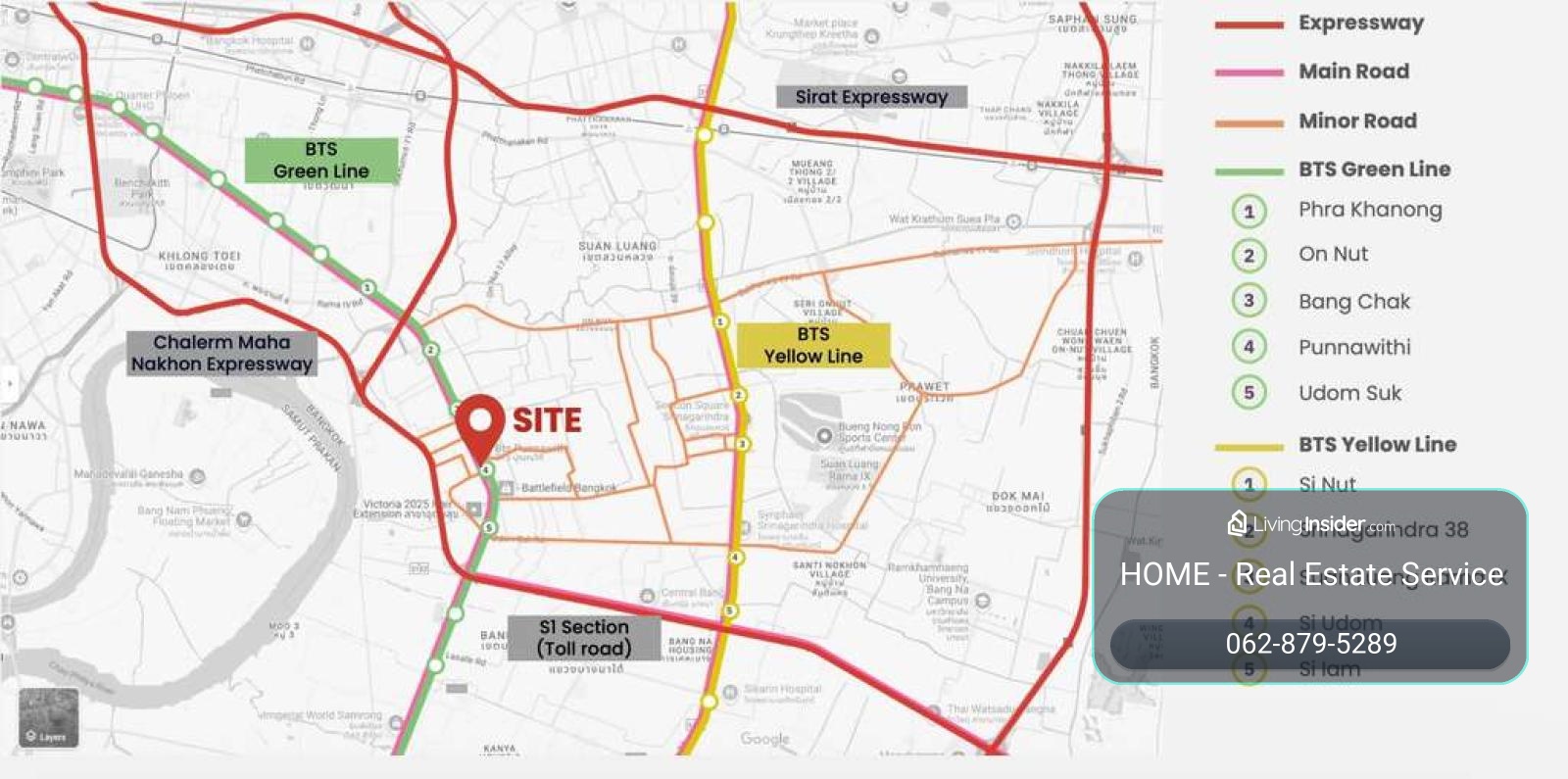 ที่ดินสุขุมวิท 101 ติด รถไฟฟ้าสถานีปุณณวิถี / 2 ไร่ 1 งาน 85 ตร.วา (ขาย), Land in Sukhumvit 101, adjacent to Punnawithi BTS station. / 85 Square Wa (FOR SALE) PALM914 – รูปที่ 4