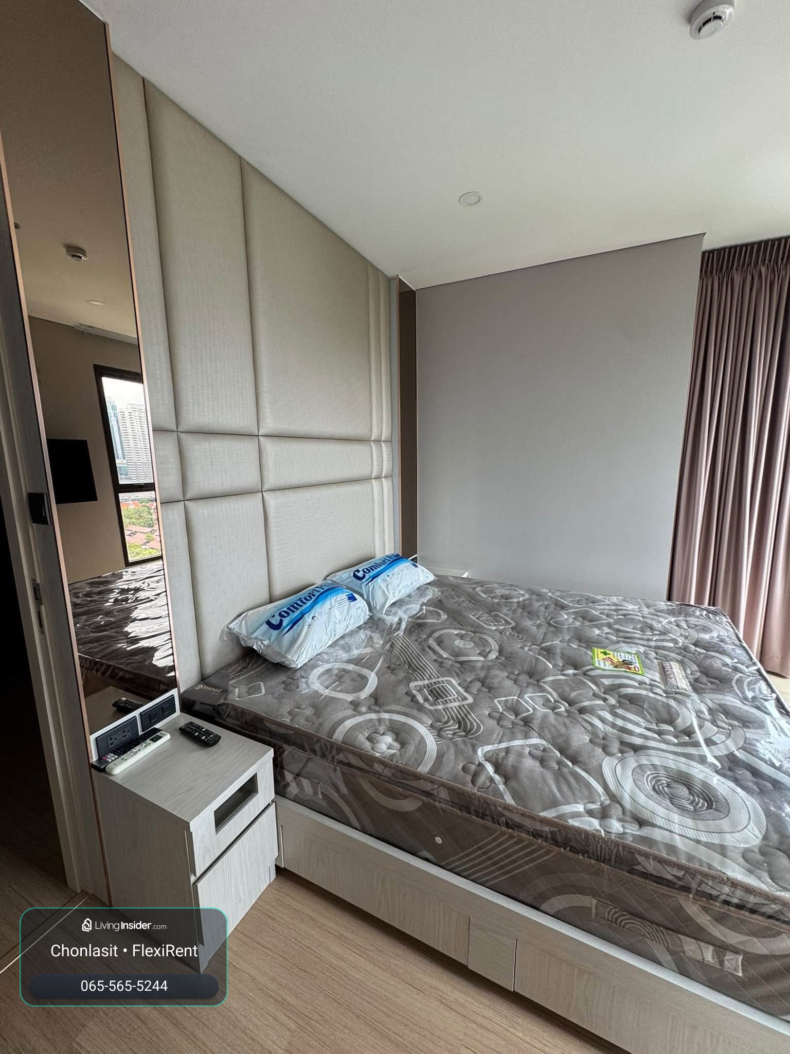 Lumpini Suite Petchburi Makkasan 🏙️ New room | 20th floor | 2 bedrooms, 2 bathrooms | Beautiful view, size 61 sq m. | 20th floor 🛏️ 2 bedrooms | 2 bathrooms ✨ New room, wide, fully decorated, ready to move in. – รูปที่ 2