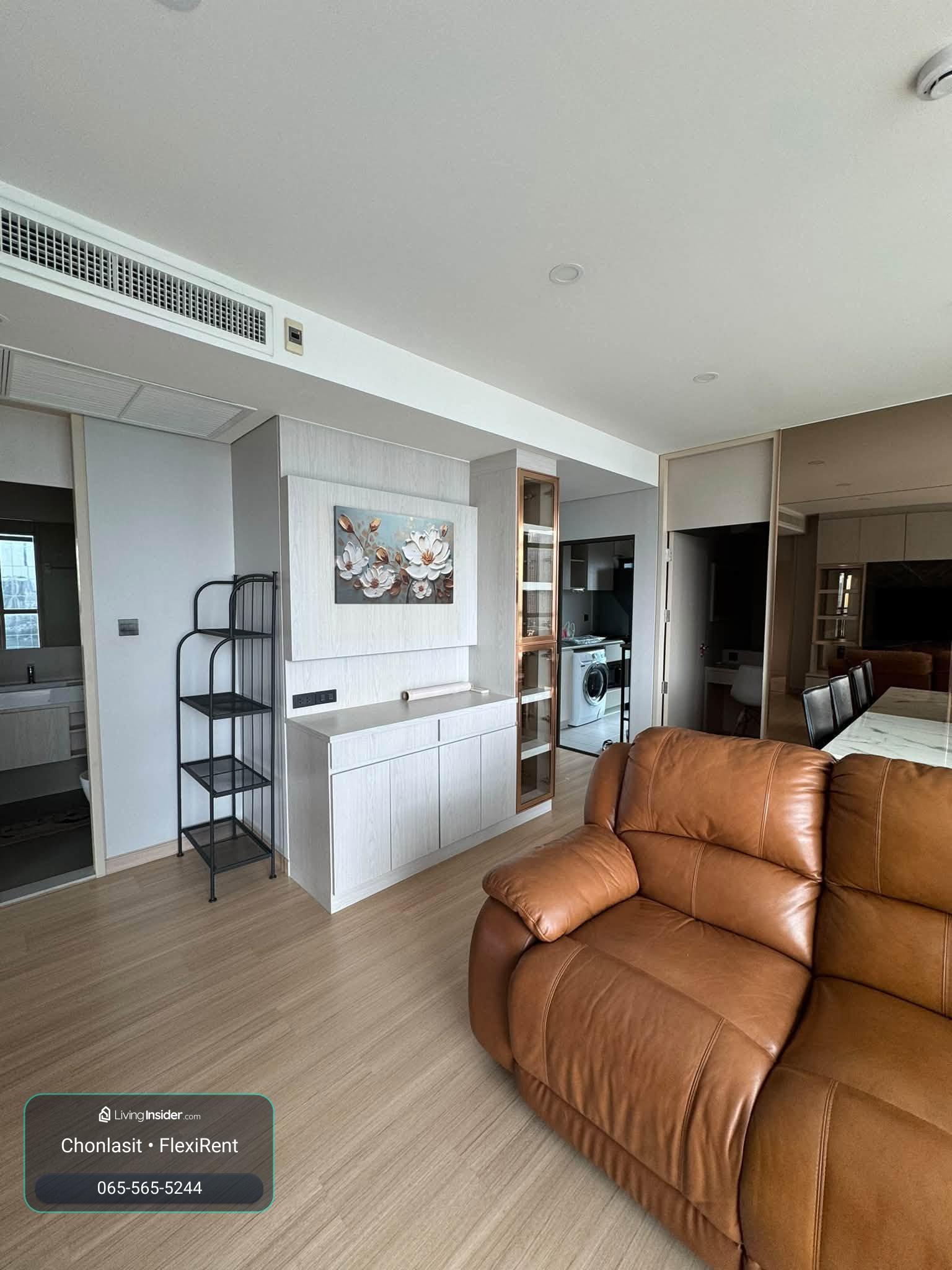 Lumpini Suite Petchburi Makkasan 🏙️ New room | 20th floor | 2 bedrooms, 2 bathrooms | Beautiful view, size 61 sq m. | 20th floor 🛏️ 2 bedrooms | 2 bathrooms ✨ New room, wide, fully decorated, ready to move in. – รูปที่ 3