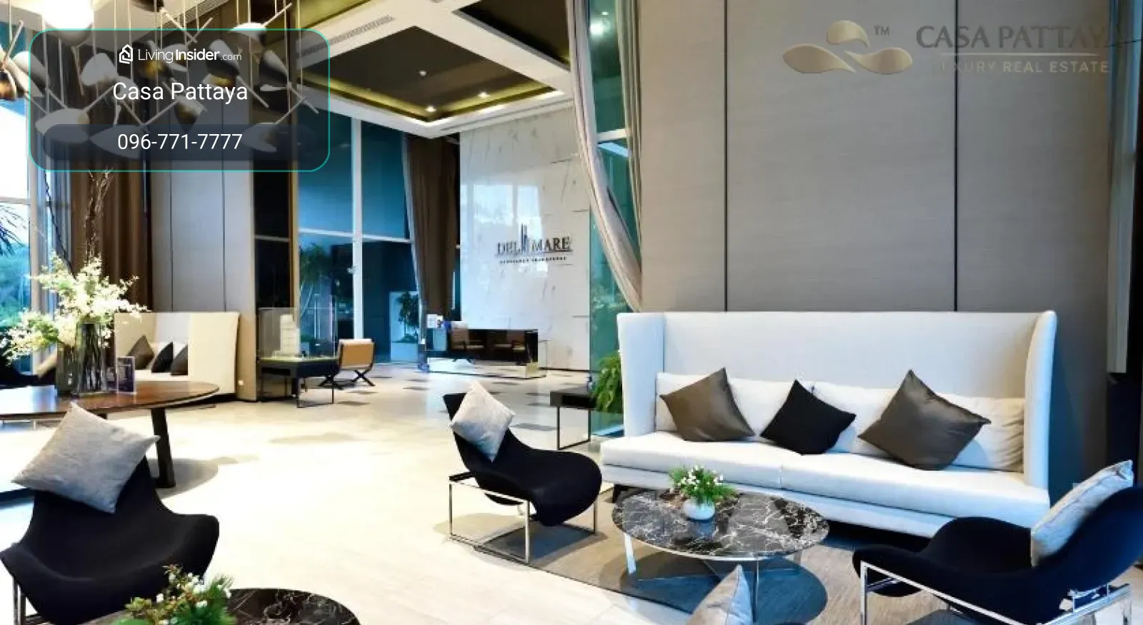 ขายด่วน คอนโดติดหาดบางเสร่ Del Mare Bangsaray Beachfront (ห้องมุม วิว 3 ด้าน) – รูปที่ 3
