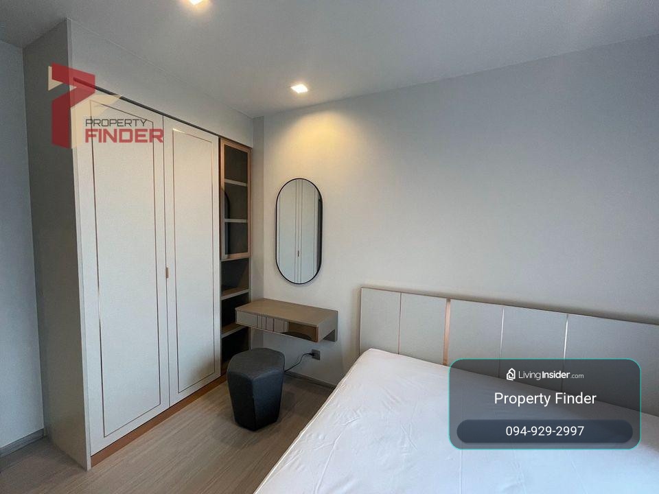 Rds-0189 Condo for rent Life Asoke Hype : Airy, comfortable room with a beautiful view and full furnishings. – รูปที่ 2