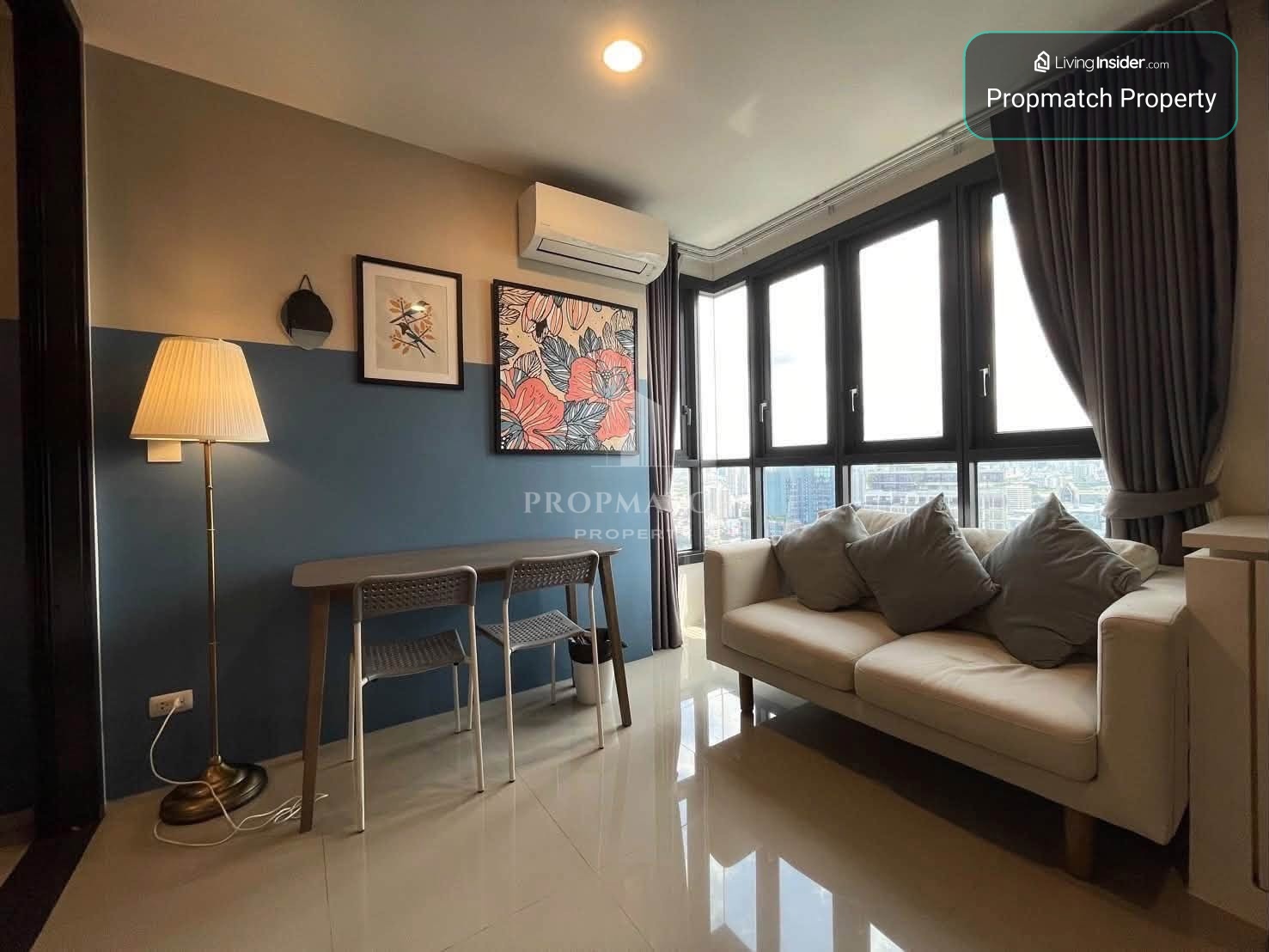 ✨Flash Deal ✨XT Huaikhwang (1Bed 1Bath 30SQM.) ready to move in! Only 17,500 baht per month Tel.0981315848@propmatch – รูปที่ 2