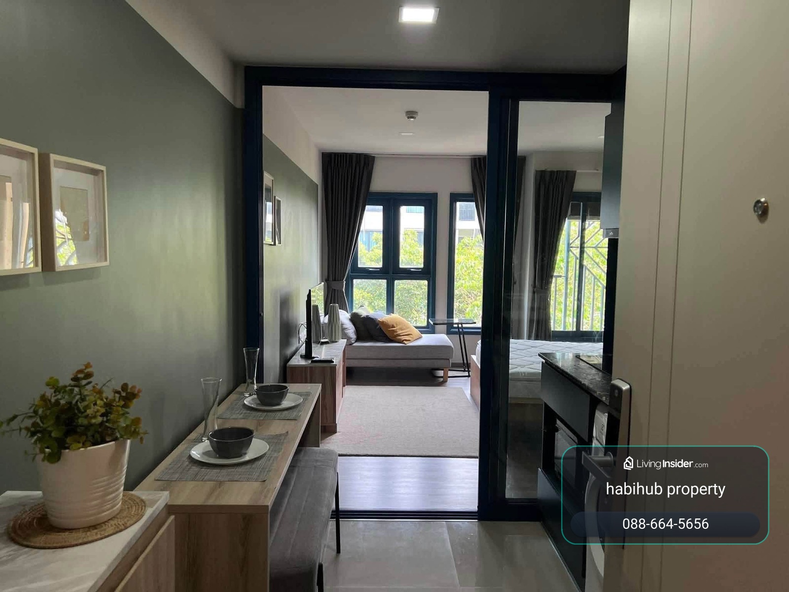 🏠✨ เดอะ เบส สุขุมวิท 50 (The Base Sukhumvit 50) | เช่าคอนโด 1 ห้องนอน (HBH-RP-272) – รูปที่ 2