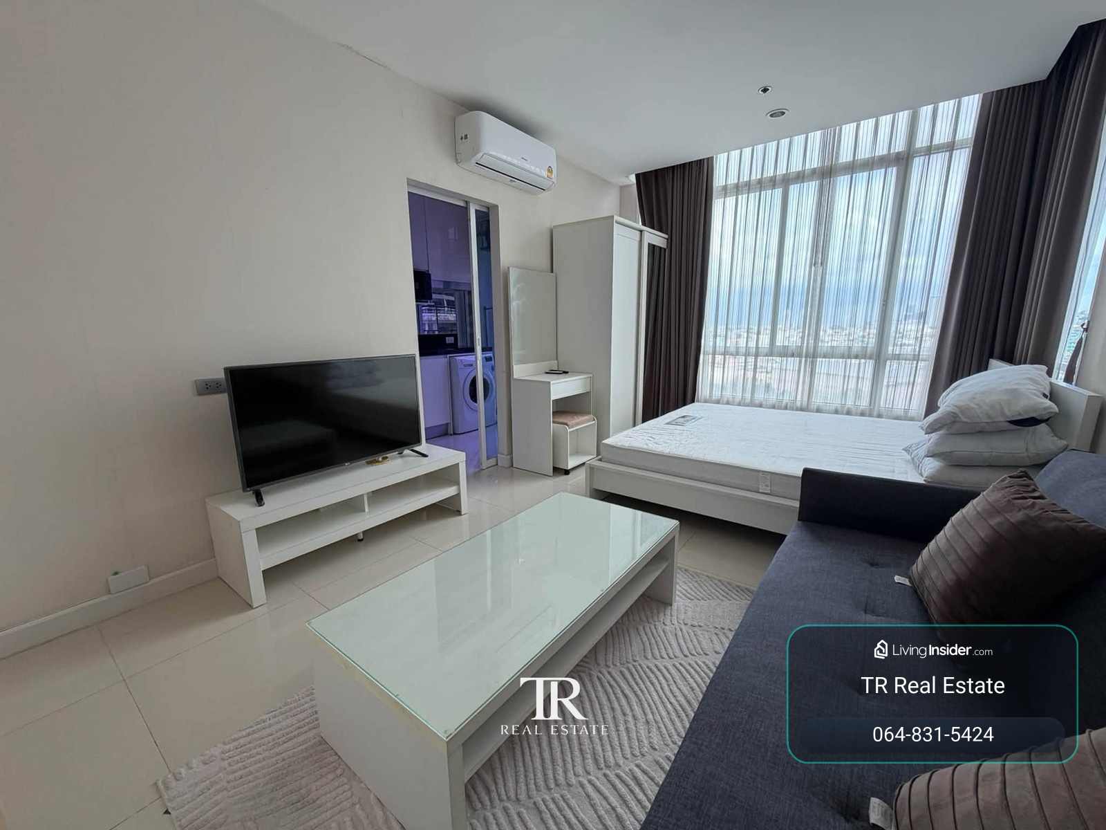 🏡 Condo for Rent – The Sky Sukhumvit (เดอะ สกาย สุขุมวิท) | 1 Bed | 1 Bath | 30 sqm | Floor 12 | BTS Udom Suk | 💰11,000 THB/month | LINE: @979ywrvr | Ref: PK0227 – รูปที่ 2