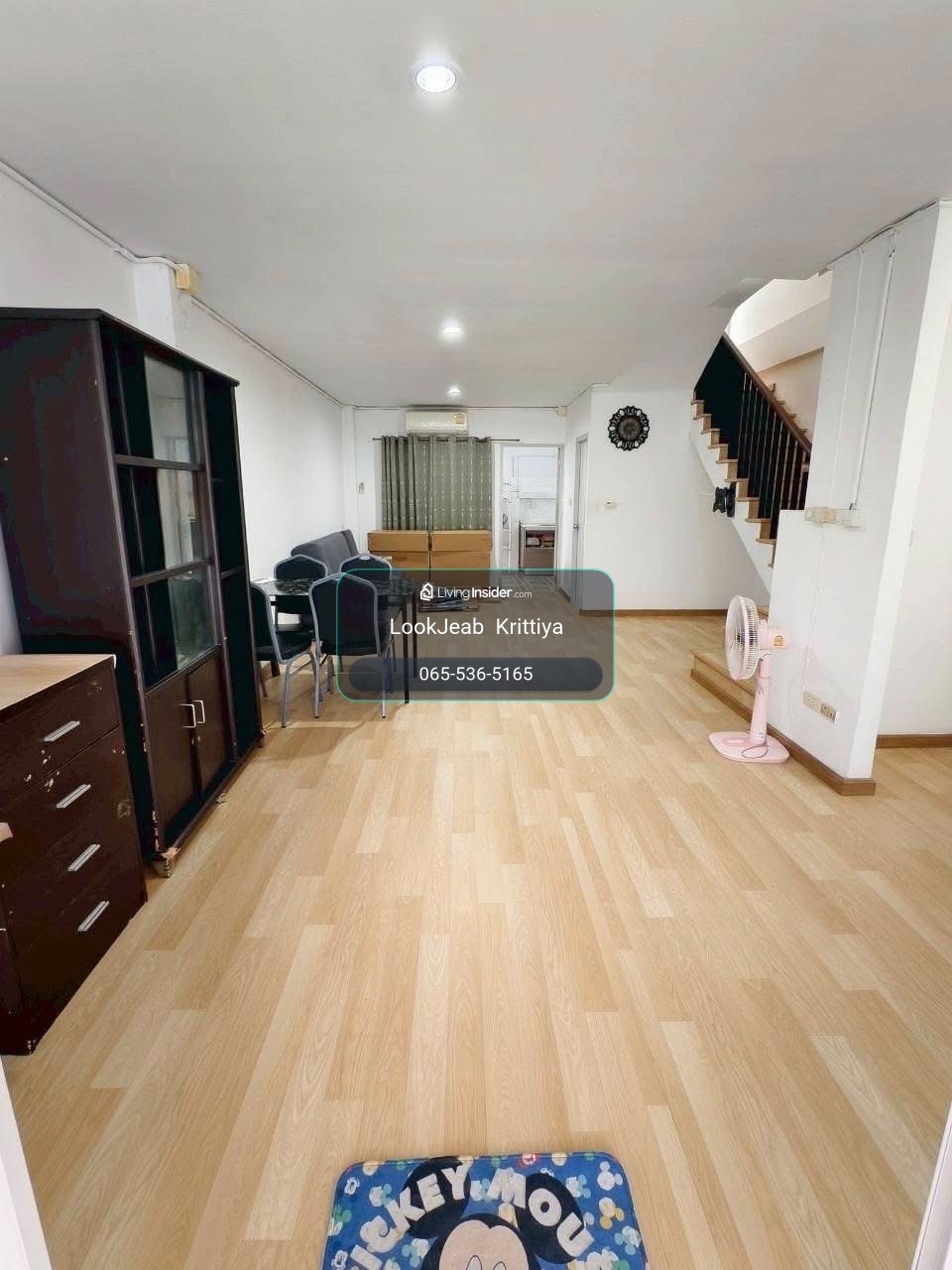 ทาวน์โฮมห้องมุม 3.5 ชั้น 4 ห้องนอน ใกล้เมืองทองฯ เช่า 25K / ขาย 3.599M 📞 065-536-5165 – รูปที่ 3