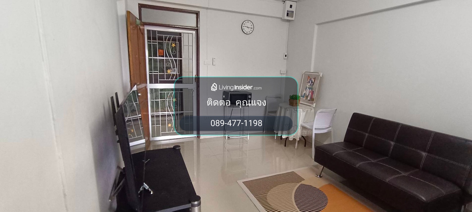 ให้เช่าห้องสะอาด พร้อมเฟอร์ฯ ครบ คอนโดบ้านสวนบางเขน  ซอย พหลโยธิน 48 ใกล้ BTS สีเขียว สถานีสายหยุด  – รูปที่ 2