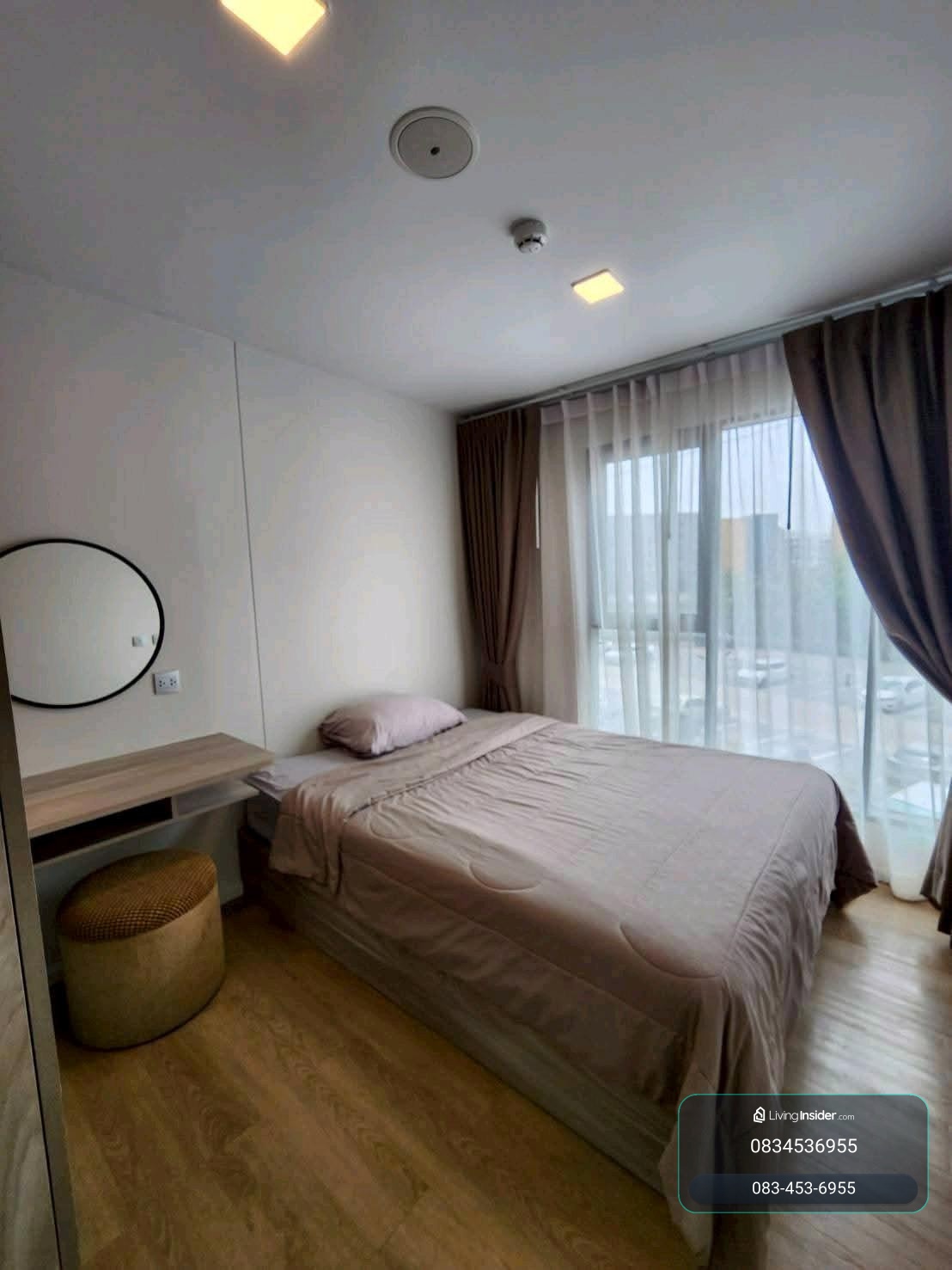🏞 ให้เช่า Kave TU แบบ 2 ห้องนอน, ค่าเช่า 13,000/เดือน ตึก A ชั้น 3 พท.35 ตรม.คฟฟ.จัดเต็ม, เฟอร์ครบครัน – รูปที่ 2