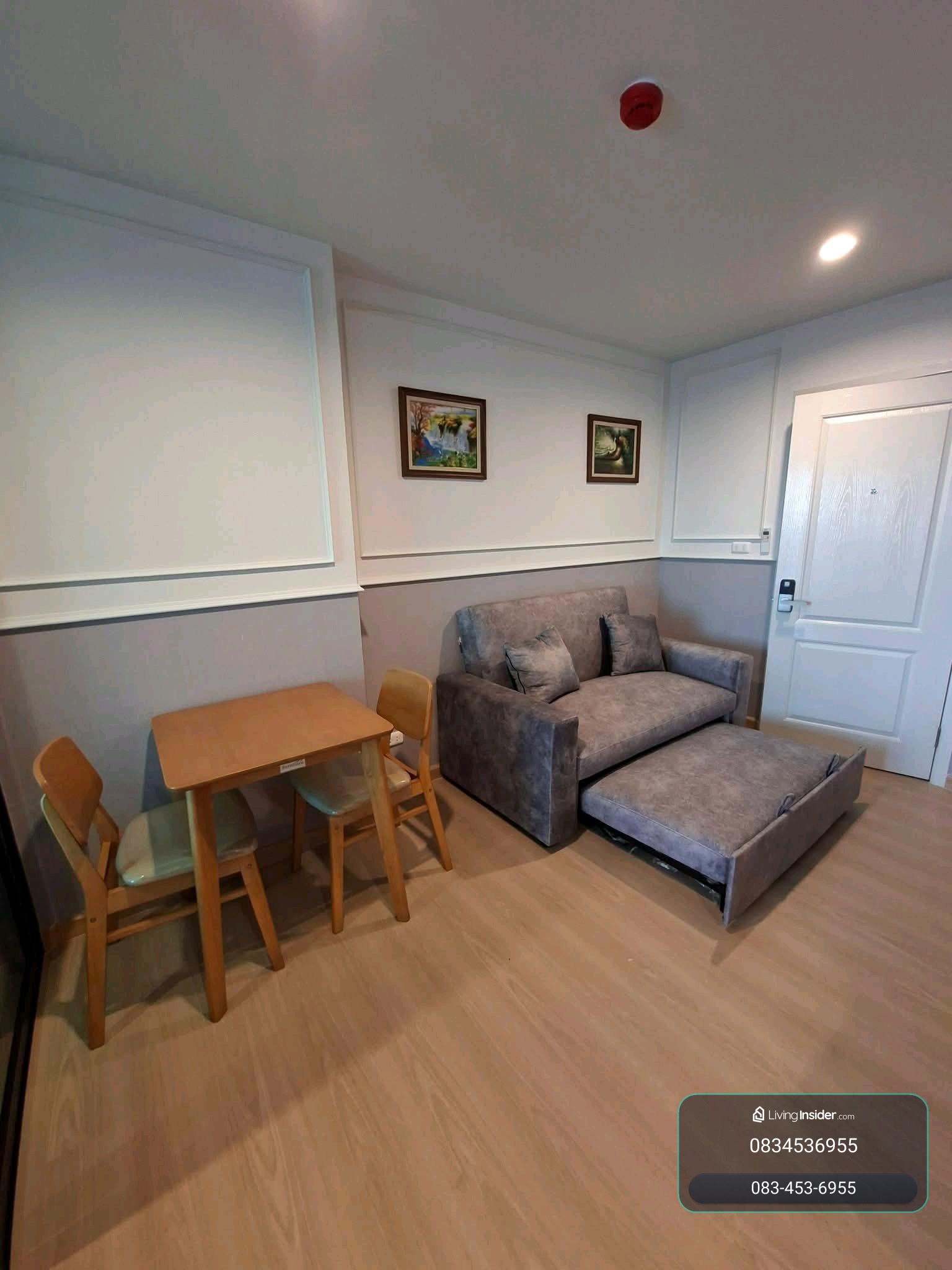 🔥For rent terra 1, north side, Thammasat view, rent 11,500/month, built-in decoration, complete coffee and tea, room not hot, not loud with car noise. – รูปที่ 3