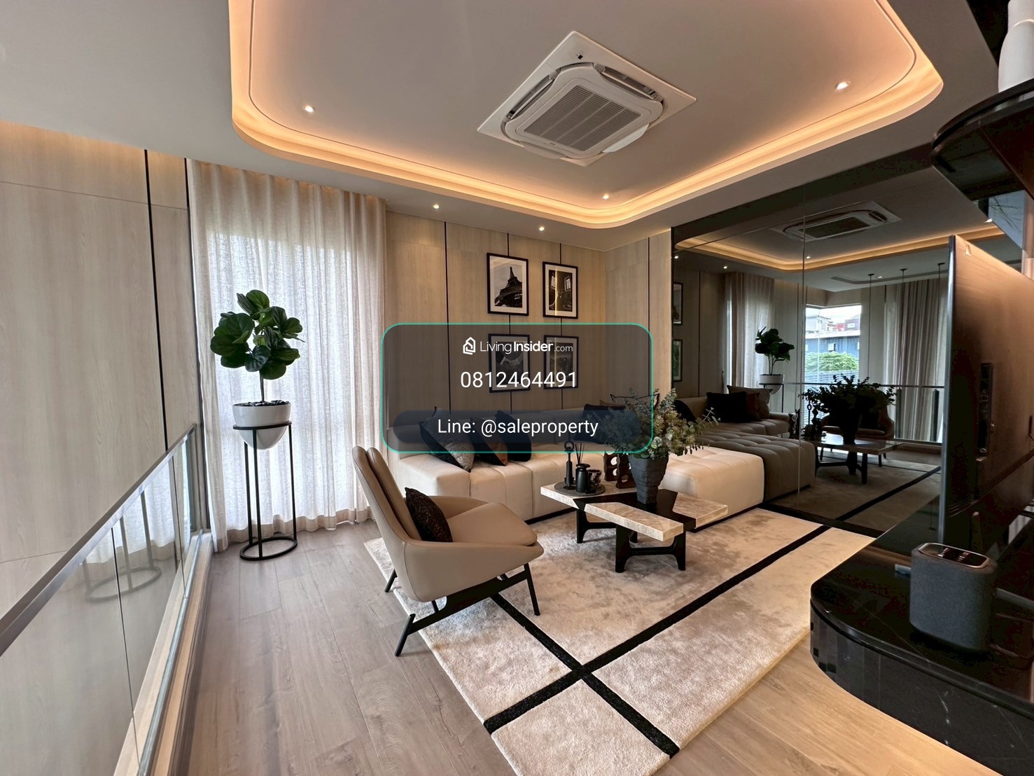 House for sale Artale asoke rama9, pool villa and private elevator There are many houses to choose from. – รูปที่ 2