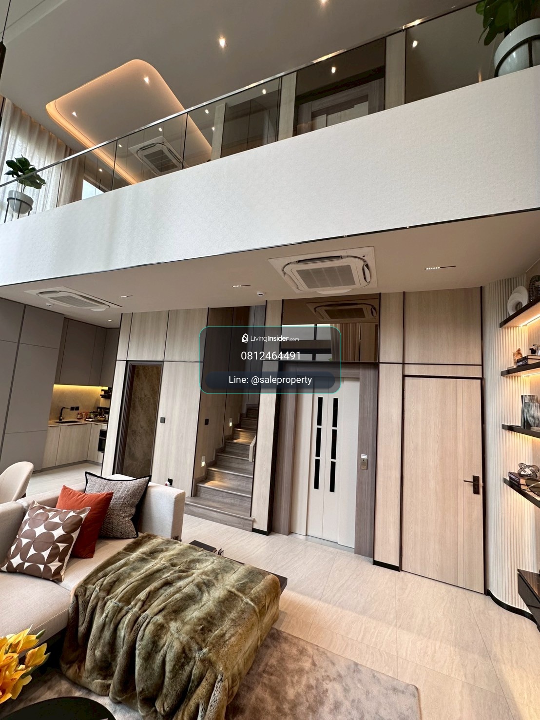 House for sale Artale asoke rama9, pool villa and private elevator There are many houses to choose from. – รูปที่ 4