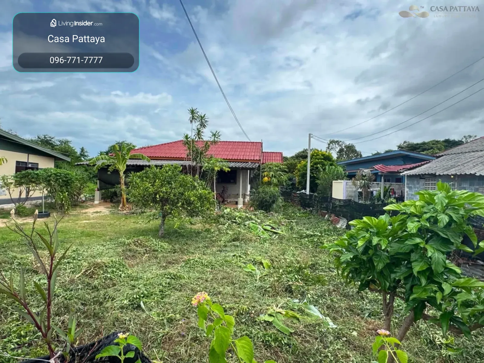 ขายที่ดินพร้อมบ้าน 1 หลัง ทำเลดี เลียบทางรถไฟ (พัทยา-เลี่ยงเมือง 2) – รูปที่ 2