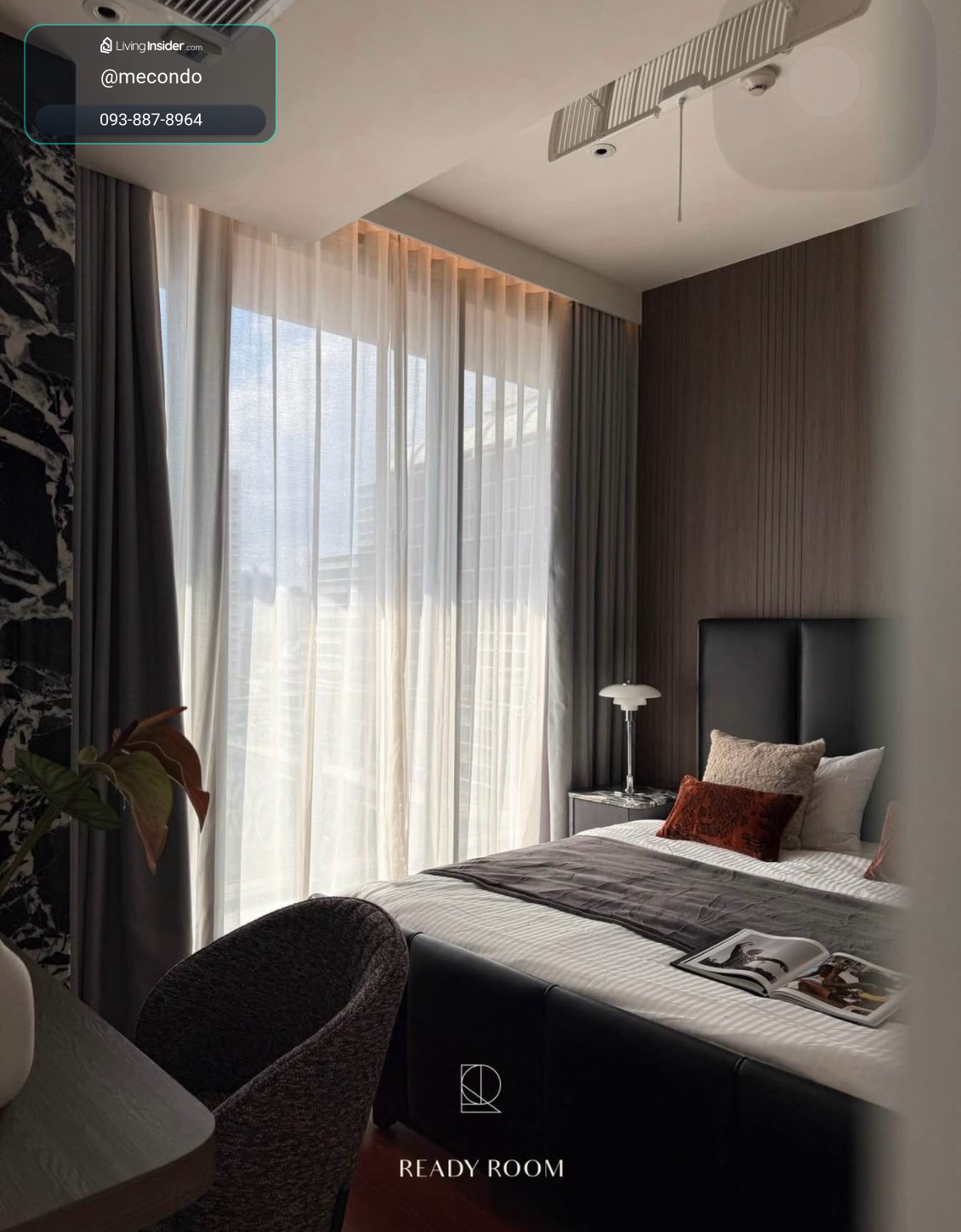 ME2500645 Luxury condo for rent, 2 bedrooms, in the heart of Thonglor, Khun By Yoo, room ready to move in, near BTS Thonglor. – รูปที่ 3