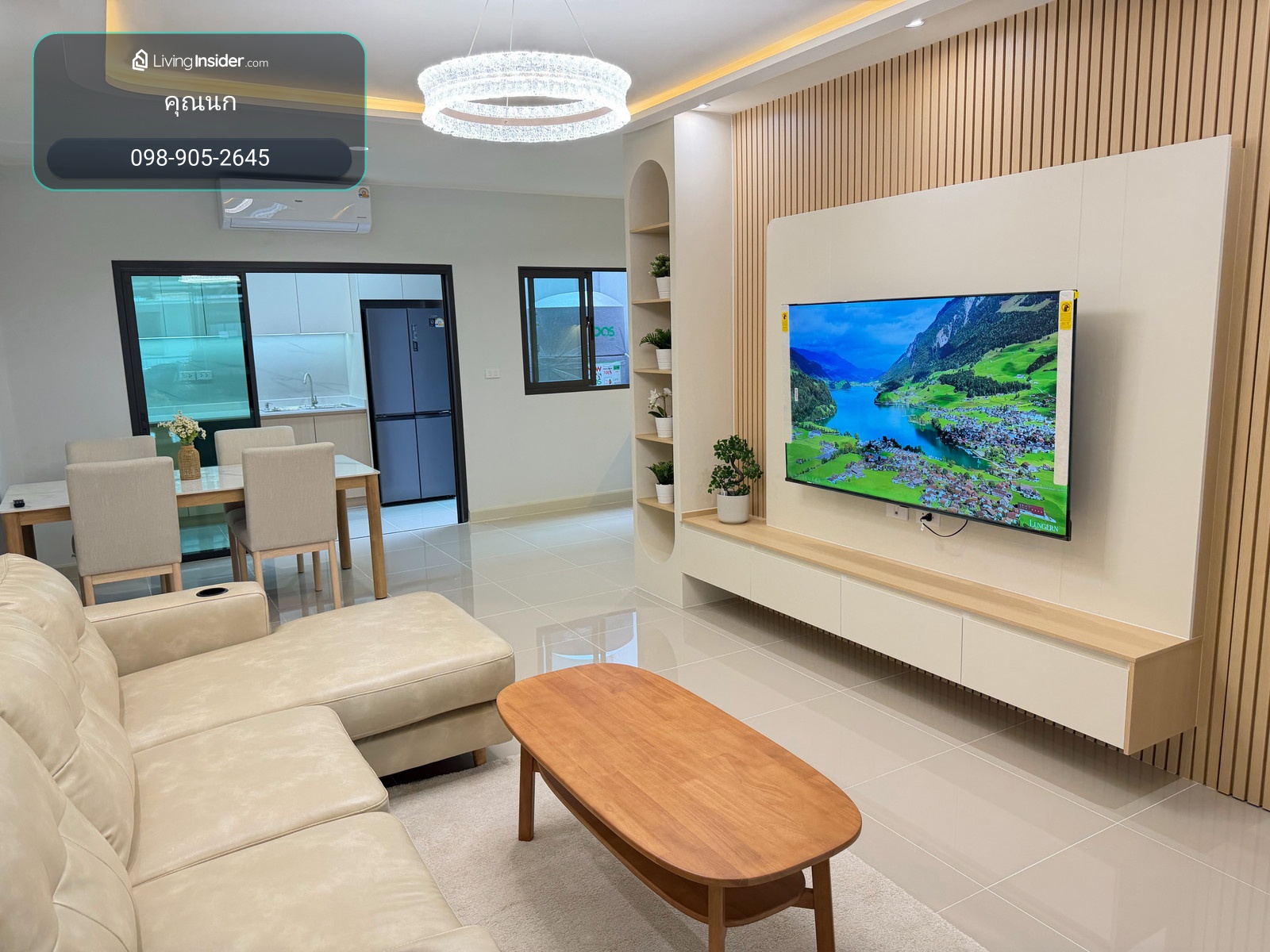 ปล่อยเช่า บ้านตกแต่งใหม่ สวยมาก พร้อมอยู่ 3 นอน 3 น้ำ 2 ที่จอดรถ ใกล้ Mega Bangna 800 ม. – รูปที่ 2
