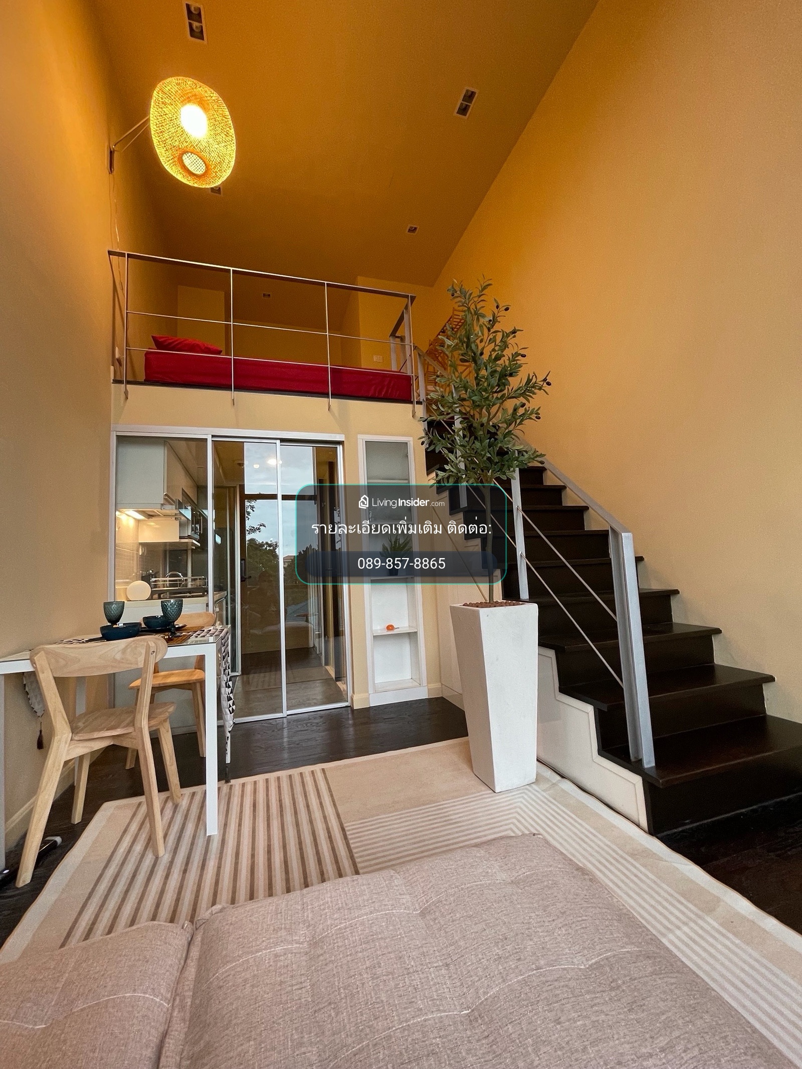 ห้องว่างให้เช่า Ideo Morph38 type loft 34ตรม มีระเบียง ห้องสวย! 25,000บาท/เดือน Tel:089-857-8865  – รูปที่ 3