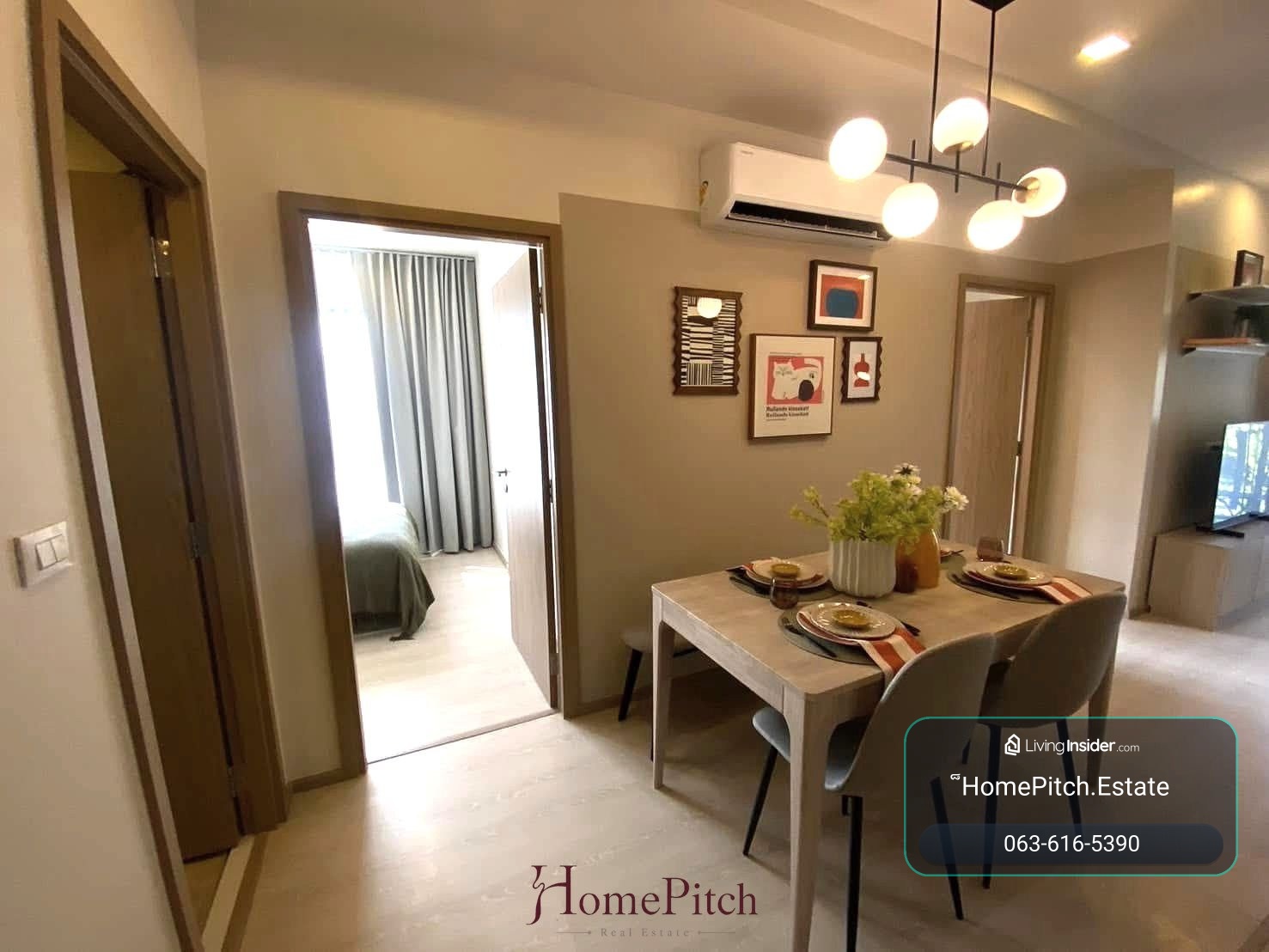 🏠 คอนโด 2 นอน PYNN Pridi 20 วัฒนา ห้องสวยพร้อมอยู่ นัดชม 063-616-5390 – รูปที่ 3
