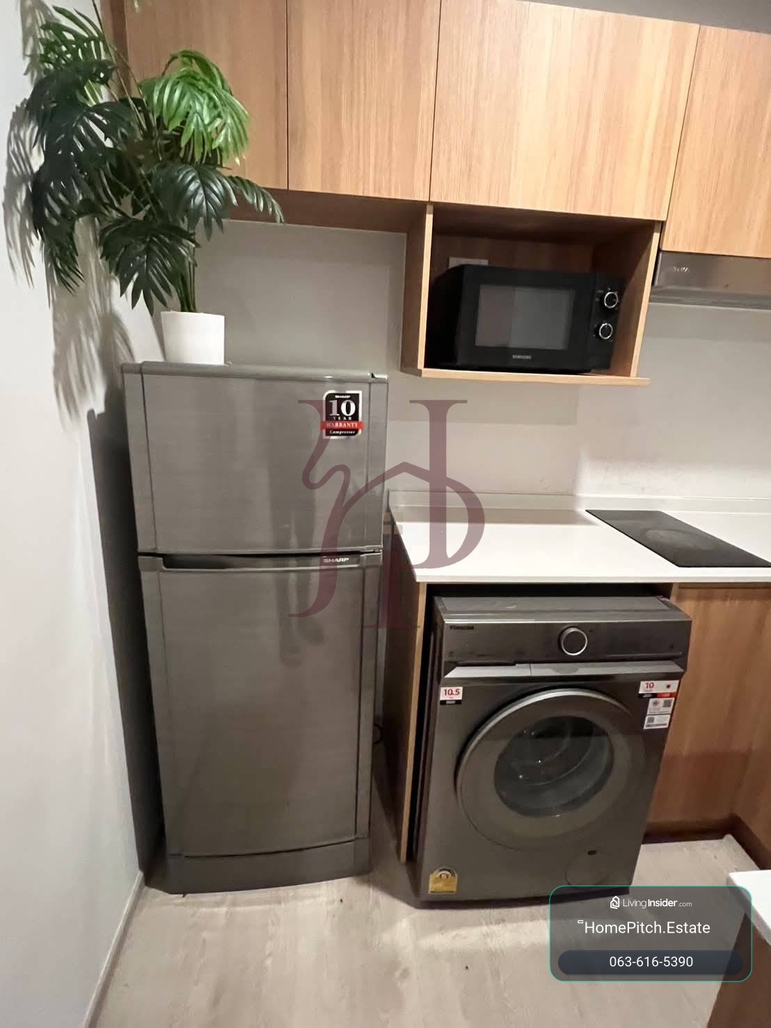 🚇 Bangna Condo for sale, 2 bedrooms, 1 bathroom, area 34.82 sq m., near Central Bangna, make an appointment to view 063-616-5390. – รูปที่ 4