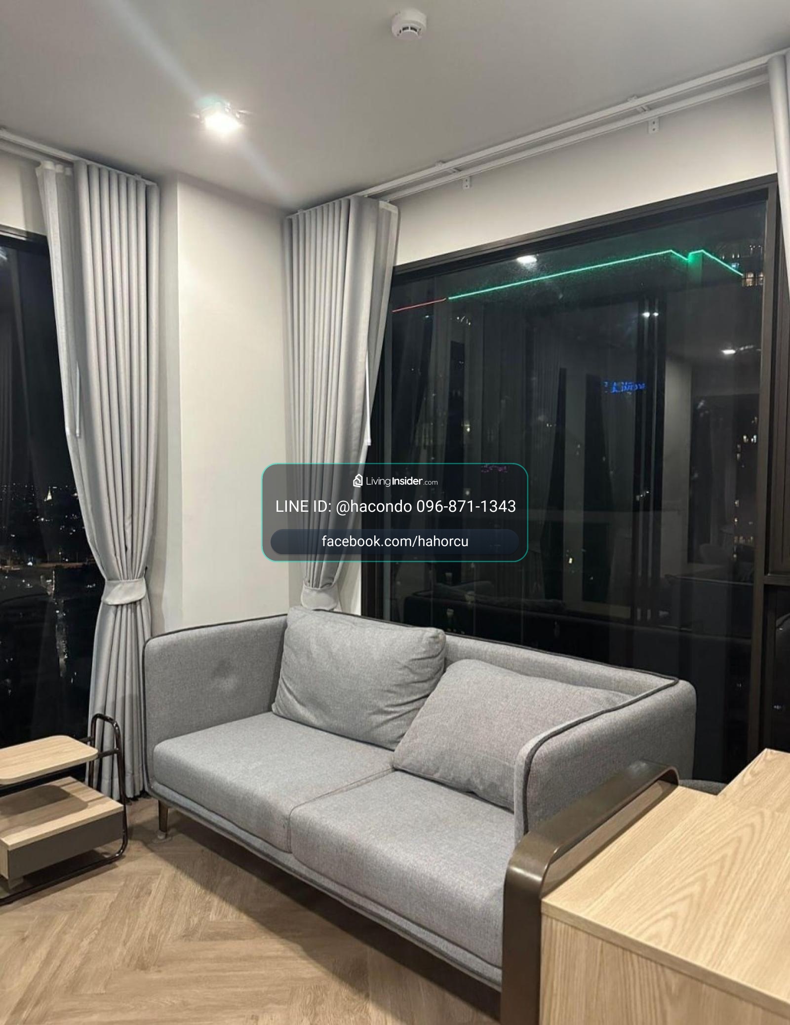 Chapter Chula - Samyan【𝐑𝐄𝐍𝐓】วัสดุและโทนสีช่วยสร้างความละมุน ให้ห้องดูมีมิติแบบ Contemporary ติดต่อไลน์ไอดี: @hacondo – รูปที่ 4