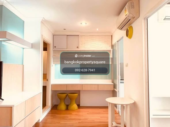 Condo for rent, Lumpini Place Rama 9-Ratchada, Building D, 20th floor, 1 bedroom, 34 sq m, east side, price 17,000 baht per month @cfr7003n – รูปที่ 3