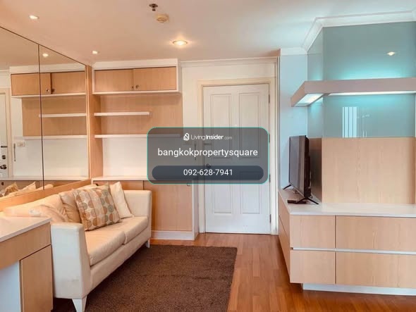 Condo for rent, Lumpini Place Rama 9-Ratchada, Building D, 20th floor, 1 bedroom, 34 sq m, east side, price 17,000 baht per month @cfr7003n – รูปที่ 2