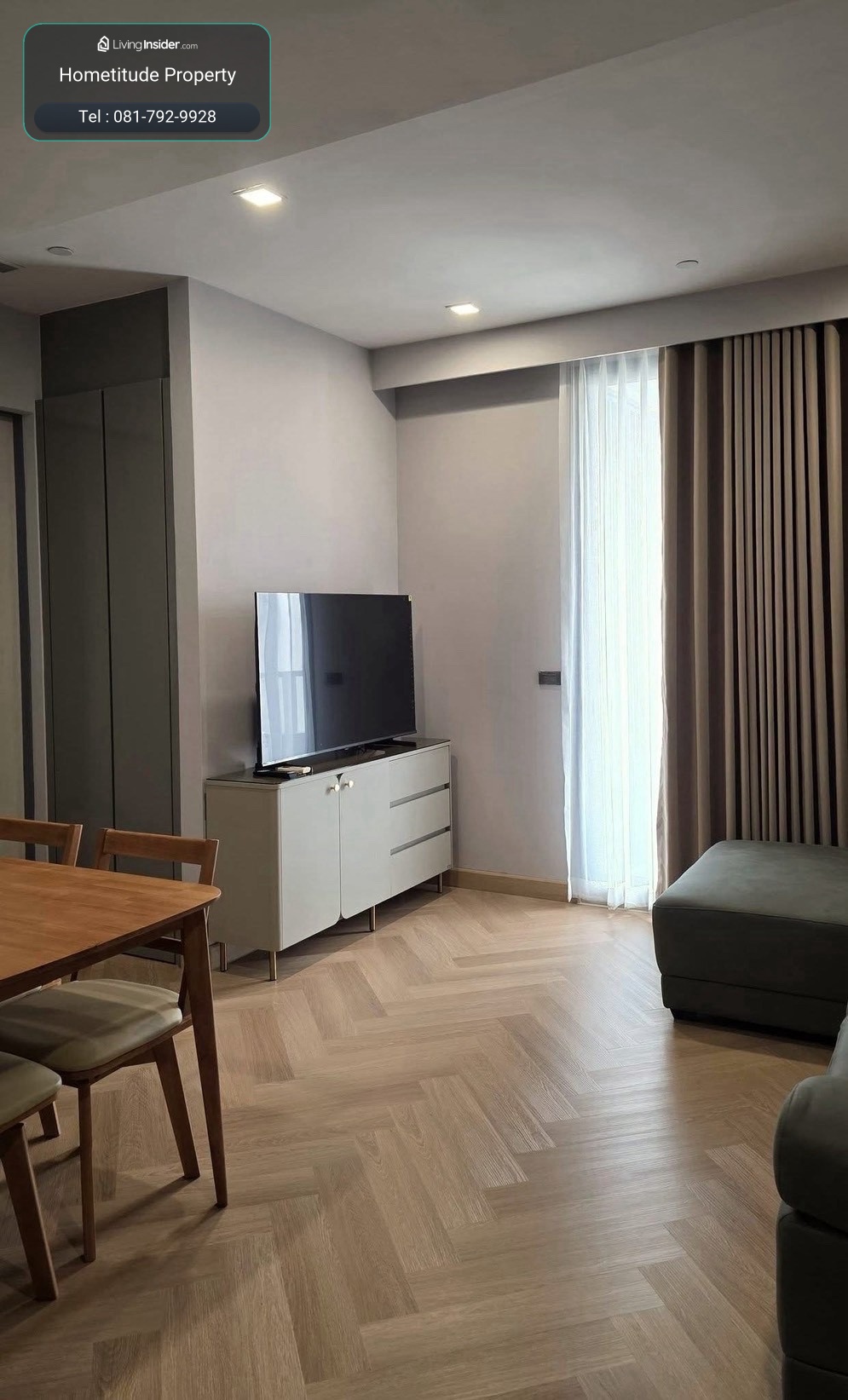 🔥 ให้เช่า/ขาย M Silom | ห้องมุม Renovate ใหม่ทั้งห้อง ✨ 1 Bedroom ขนาดใหญ่ 51 ตร.ม. | ชั้น 14 💜 ค่าเช่า 45,000 บาท/เดือน – รูปที่ 3