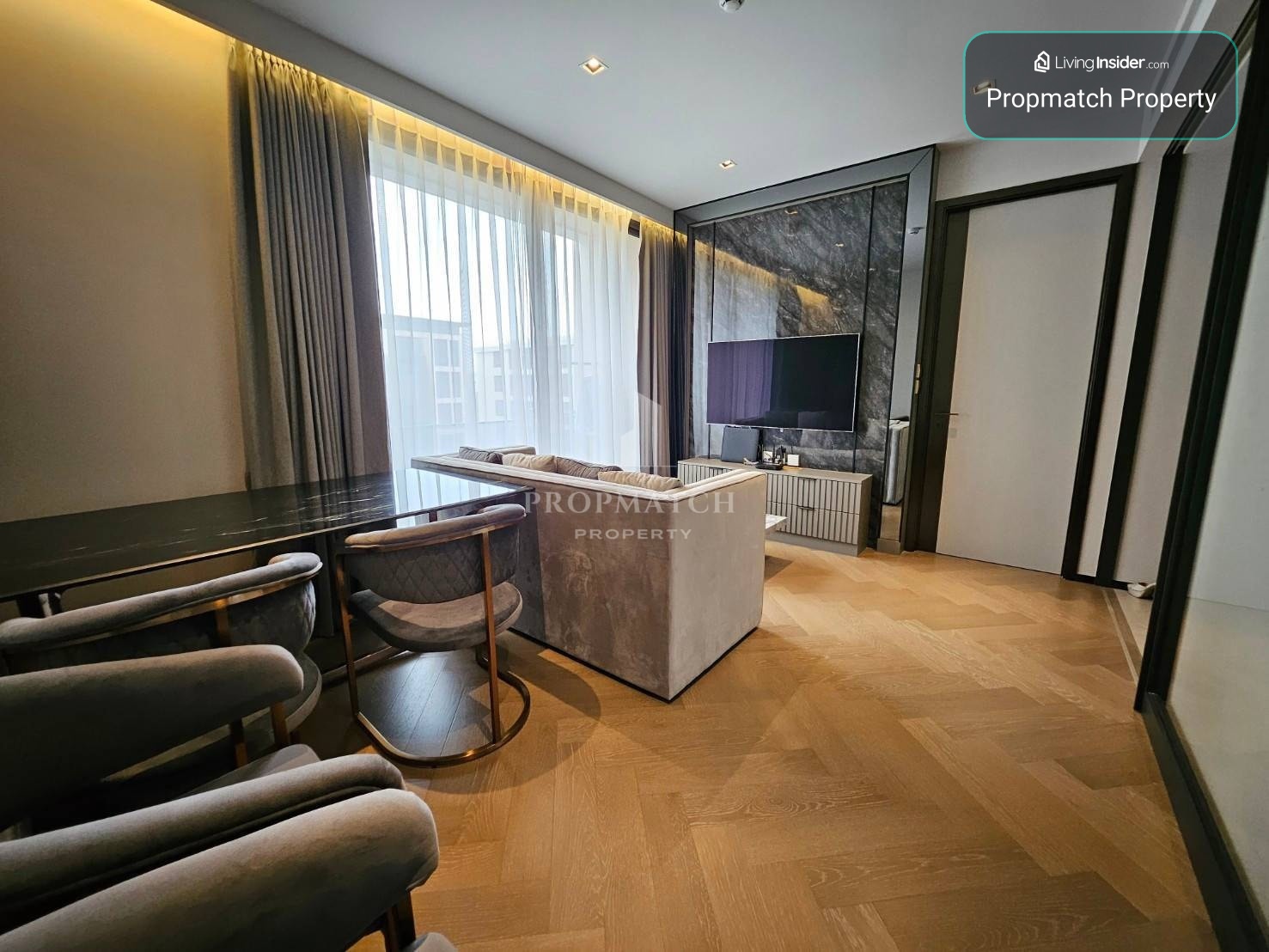 ✨Flash Deal ✨ The Reserve Sukhumvit 61 ( 2Bed 1Bath 58SQM.) พร้อมอยู่ ! เพียง 56,000 บาทต่อเดือน Tel.0981315848@propmatch  – รูปที่ 3