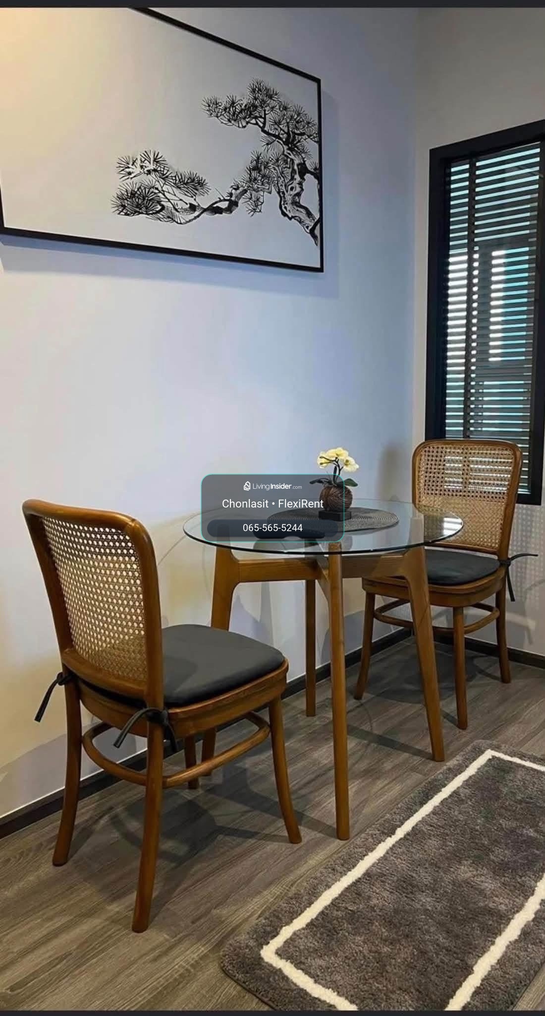 🏡 FOR RENT | IDEO Chula-Samyan 🏡 ✨ Beautiful room, good view, decorated in Muji style, warm, comfortable. – รูปที่ 3