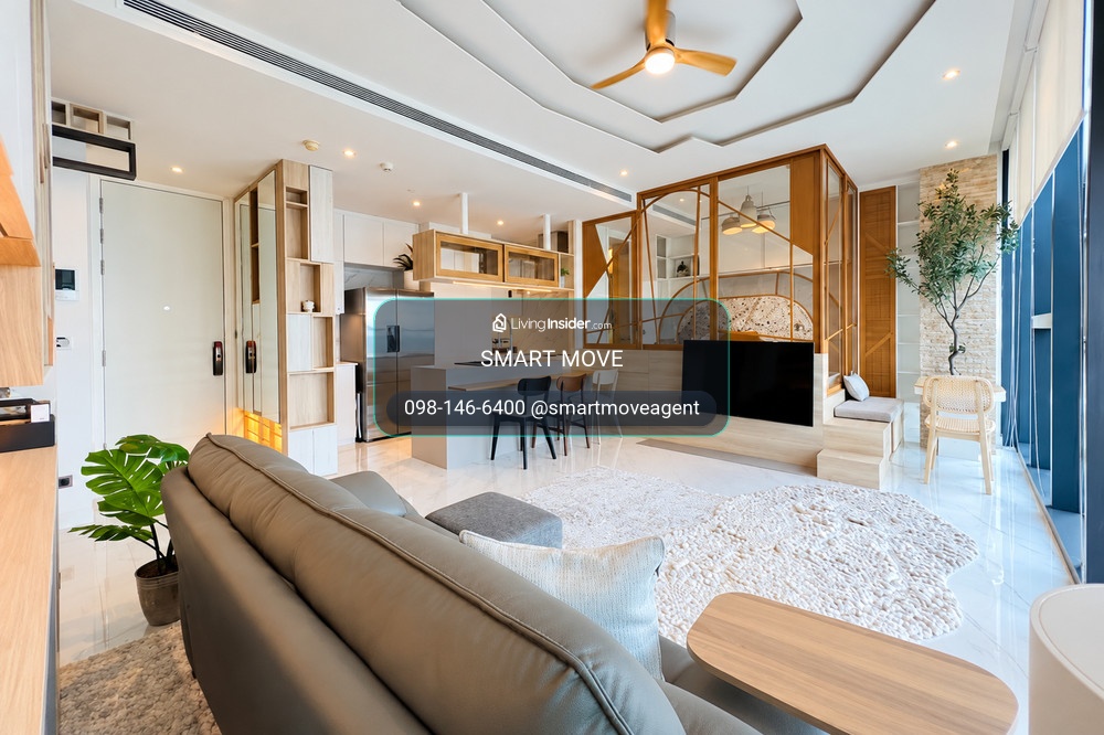 🔥 เช่าด่วน !!🔥 Canapaya Residences, 2 ห้องนอน, 3 ห้องน้ำ, ชั้นสูง 47++, วิวแม่น้ำ, ห้องมุม !! Code C20260900010 แต่งครบ, พร้อมเข้าอยู่ 📣📣  – รูปที่ 3