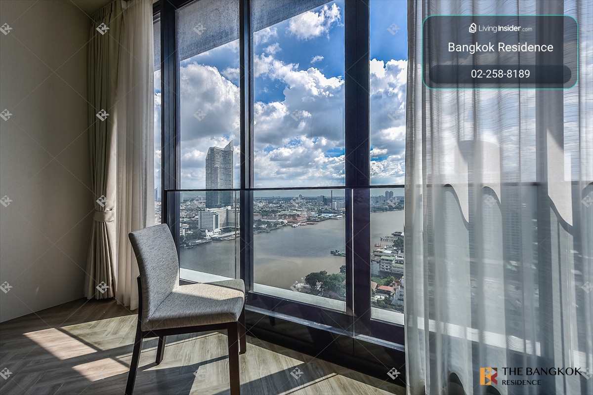 Stunning River View Chapter Charoenakorn Riverside 2Bedrom For Rent High Floor – รูปที่ 4