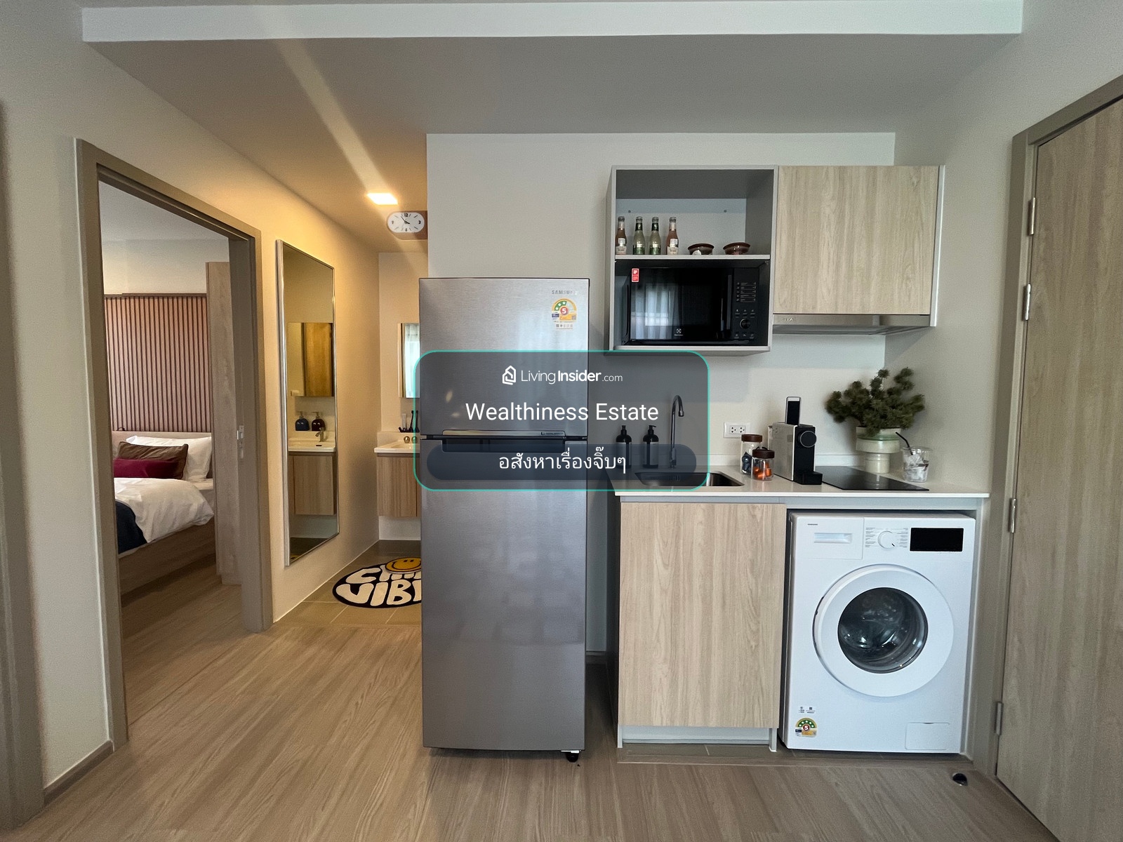 ขาย PYNN Kaset พินน์ เกษตร 1 Bedroom Plus 34.85 ตร.ม. ชั้น 4 ราคา 3.4 ล้าน คอนโดเลี้ยงสัตว์ได้ ใกล้ ม.เกษตร BTS เกษตร 087-808-3690  – รูปที่ 4