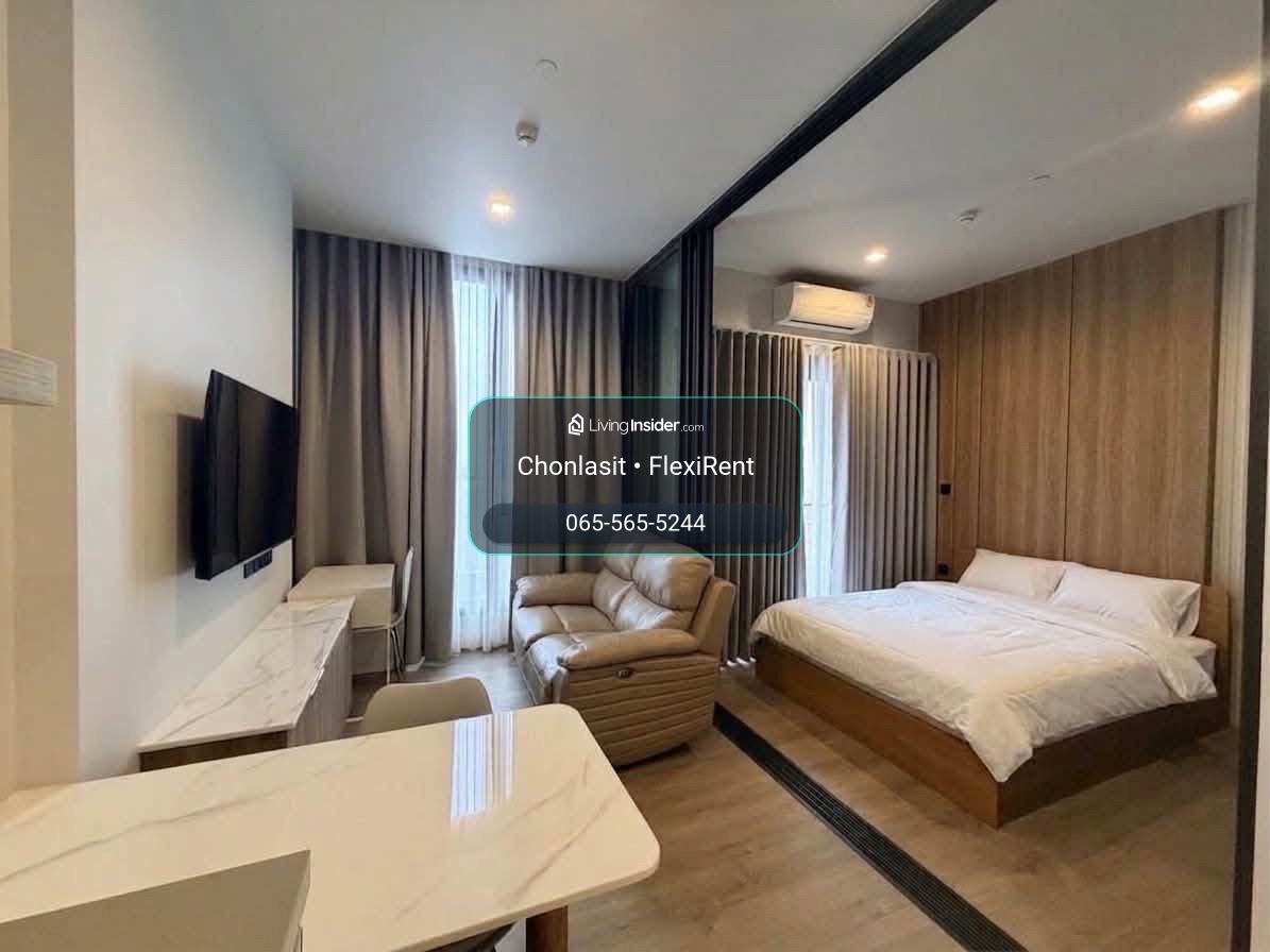 ✨ ให้เช่า THE CREST PARK RESIDENCES  🏙️ ชั้น 15 | 1 ห้องนอน | 1 ห้องน้ำ | 32 ตร.ม.  ห้องสวยพร้อมอยู่ Fully Furnished พร้อมเครื่องใช้ไฟฟ้าครบ หิ้วกระเป๋าเข้าอยู่ได้เลย 🧳✨ – รูปที่ 2