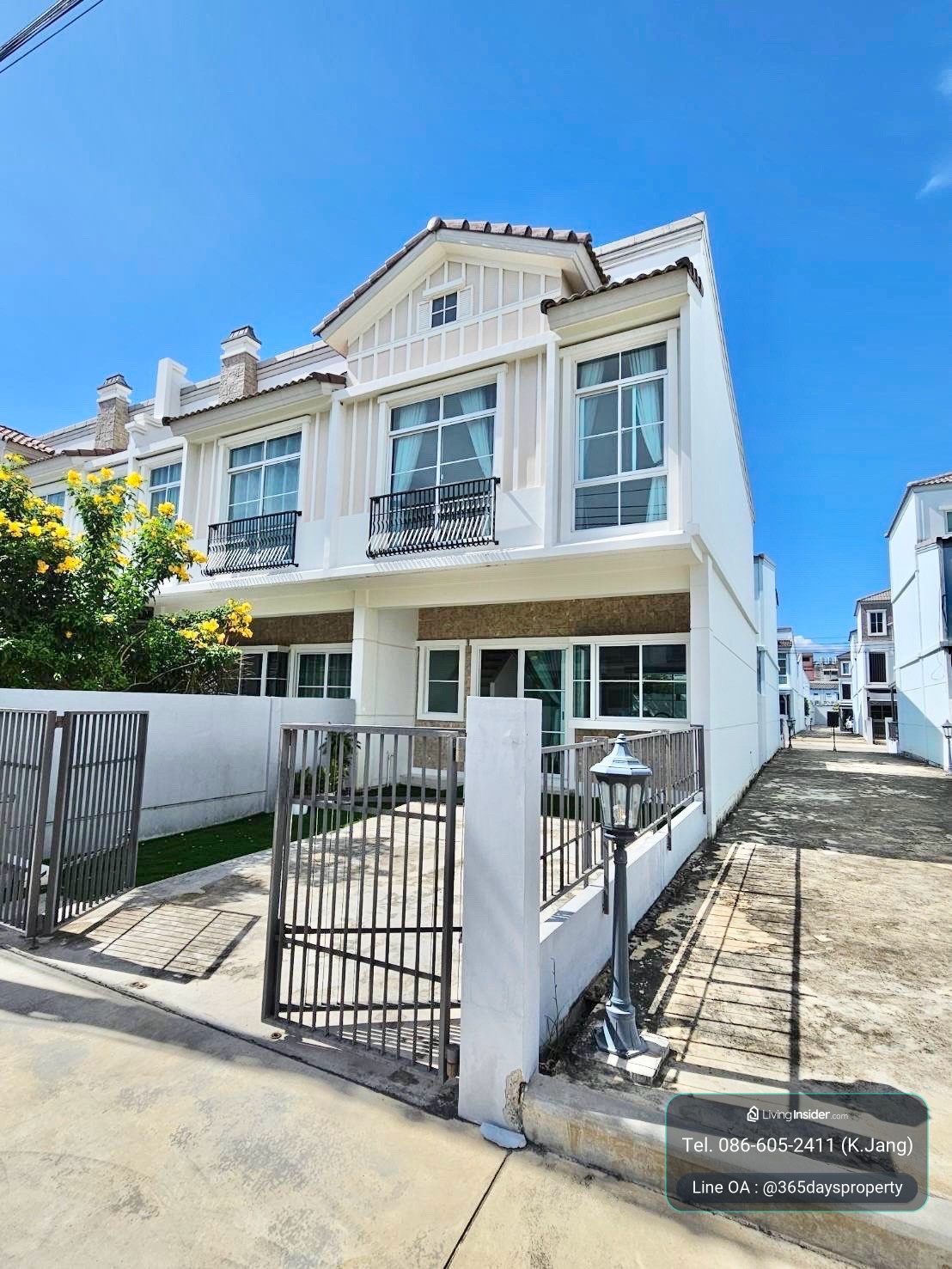 💥ForRent💥Indy Bangna-Ramkhamhang 2 🏡 Near Mega Bangna, Dulwich 🚩Pet Friendly 🐶🐱Fully Furnished ‼️ Corner House ✨Ready to move in 🌟 – รูปที่ 2