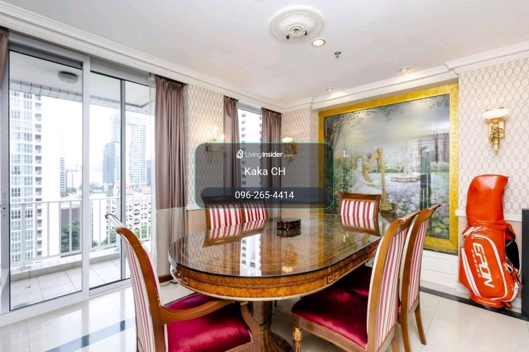 (For Sale🔥) 📍 Langsuan Ville | 3b3b 242 sq.m. Best Price 38 MB  | 3-BR Freehold condo in Langsuan-Chidlom area – รูปที่ 3