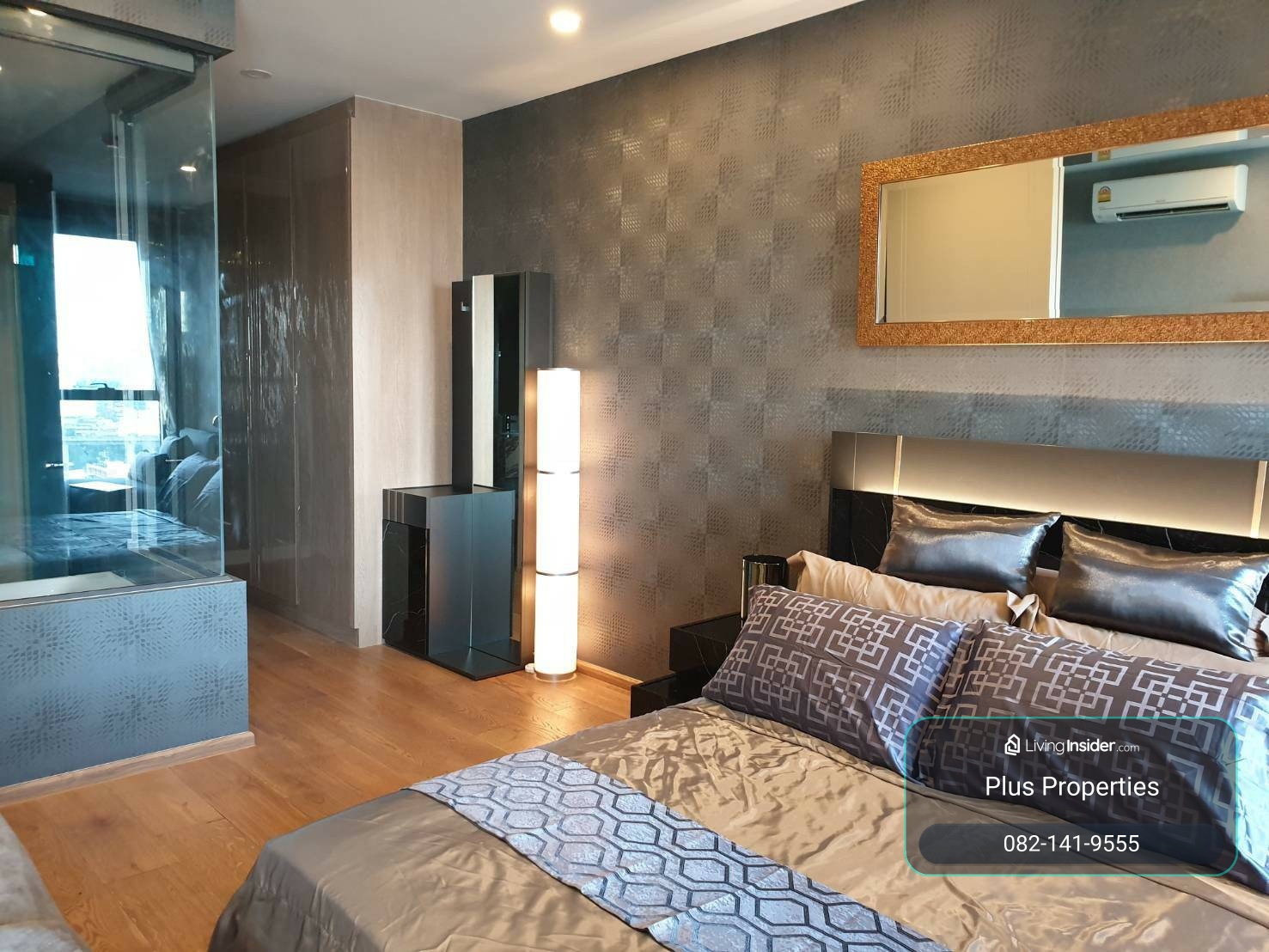 !! Beautiful room for rent, Condo Q Chidlom, near BTS Chidlom. – รูปที่ 3