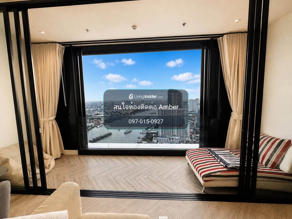 ปล่อยเช่า Chapter Charoennakhon–Riverside ราคา 69,000 บาท คอนโด Luxury ริมแม่น้ำเจ้าพระยา วิวสวยบรรยากาศดีเหมือนอยู่รีสอร์ททุกวัน! – รูปที่ 4