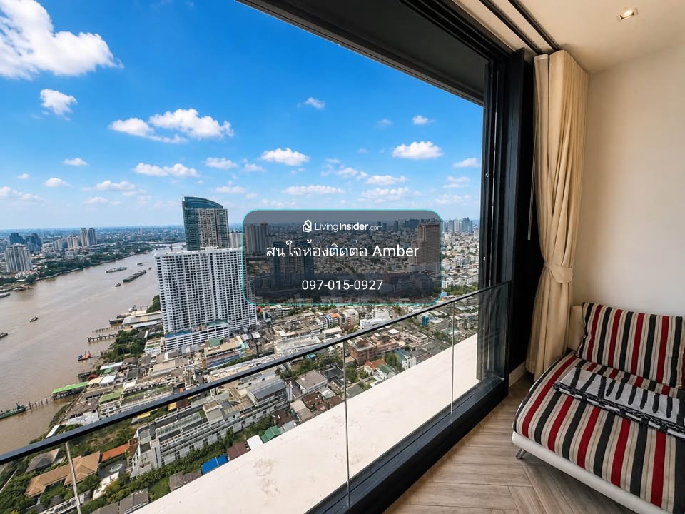 ปล่อยเช่า Chapter Charoennakhon–Riverside ราคา 69,000 บาท คอนโด Luxury ริมแม่น้ำเจ้าพระยา วิวสวยบรรยากาศดีเหมือนอยู่รีสอร์ททุกวัน! – รูปที่ 2