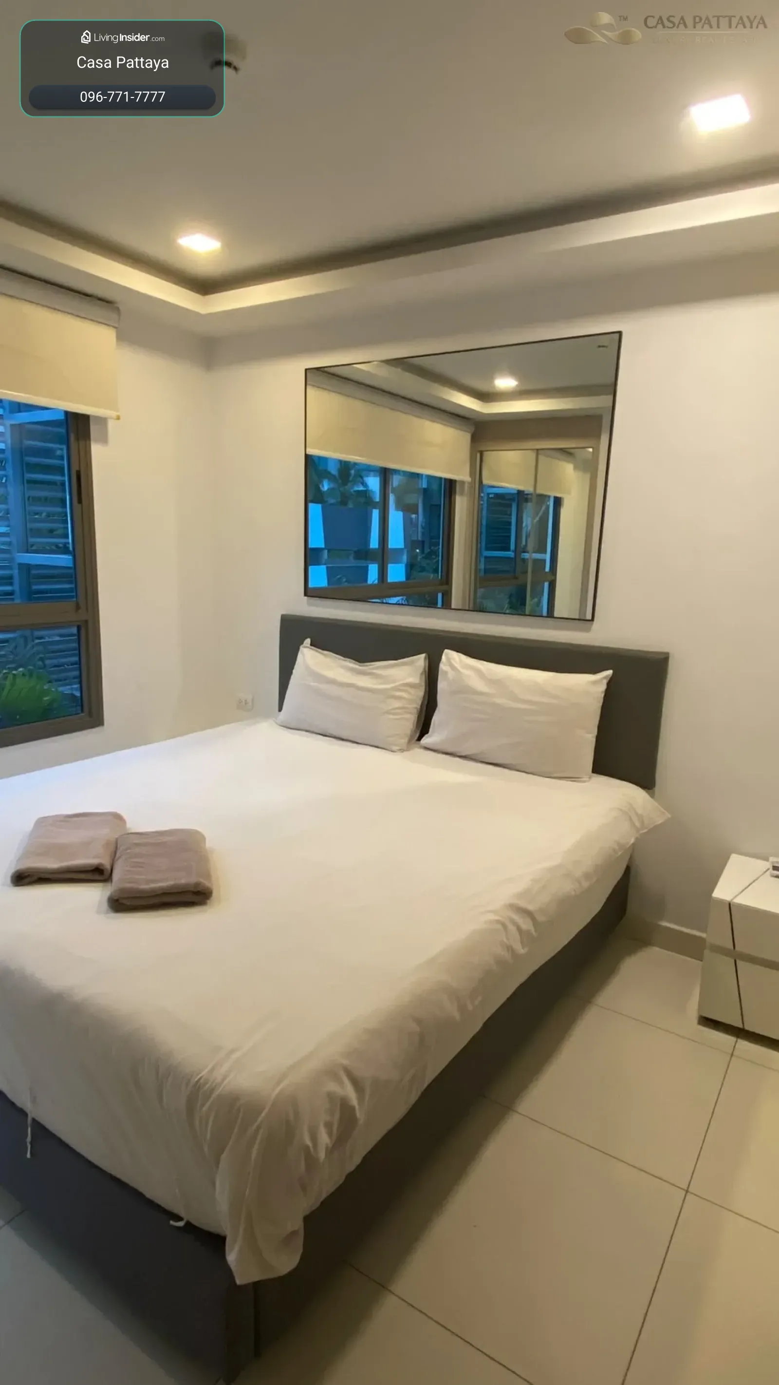 ให้เช่าคอนโดสไตล์รีสอร์ต Arcadia Beach Resort พัทยาใต้ วิวสระว่ายน้ำ – รูปที่ 2