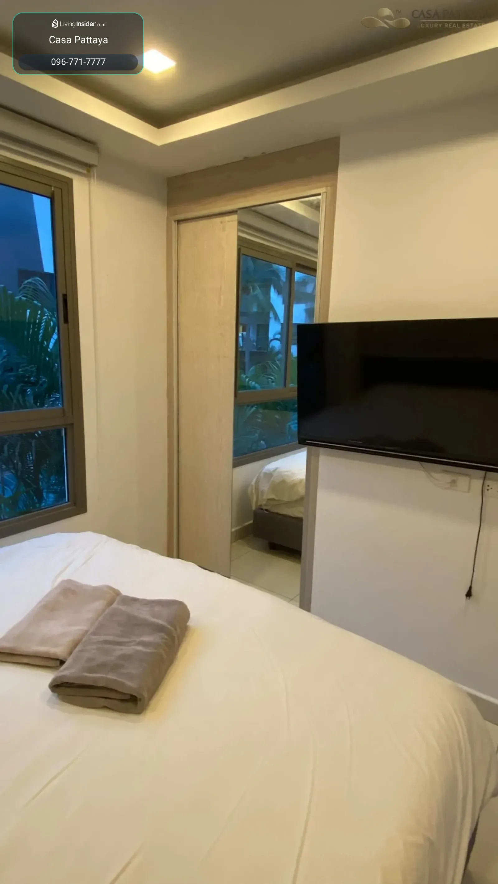 ให้เช่าคอนโดสไตล์รีสอร์ต Arcadia Beach Resort พัทยาใต้ วิวสระว่ายน้ำ – รูปที่ 4